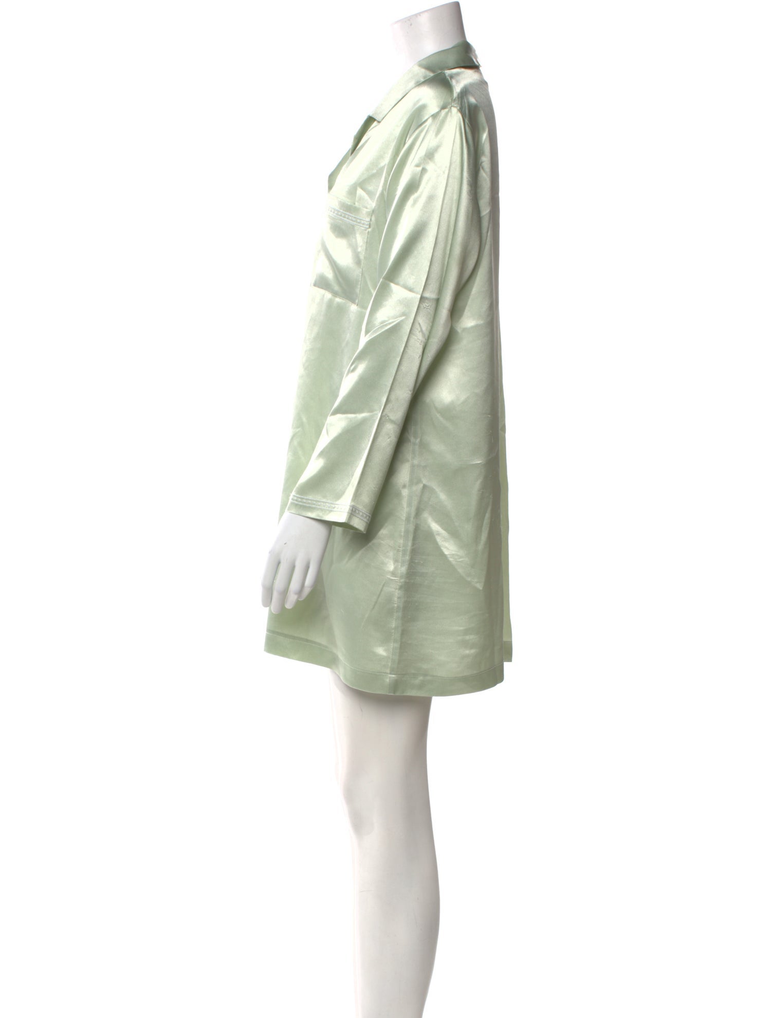 Oscar de la Renta V-Neck Mini Dress