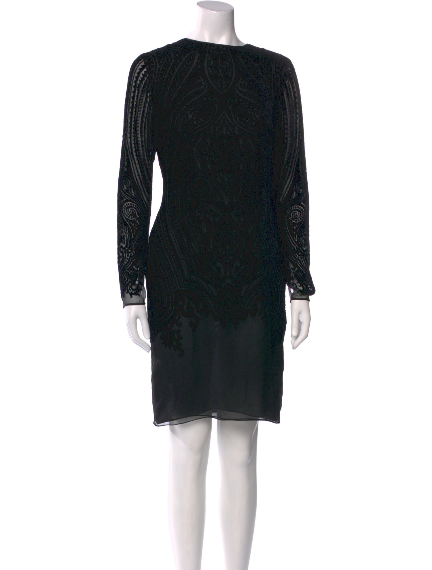 Oscar de la Renta Printed Knee-Length Dress