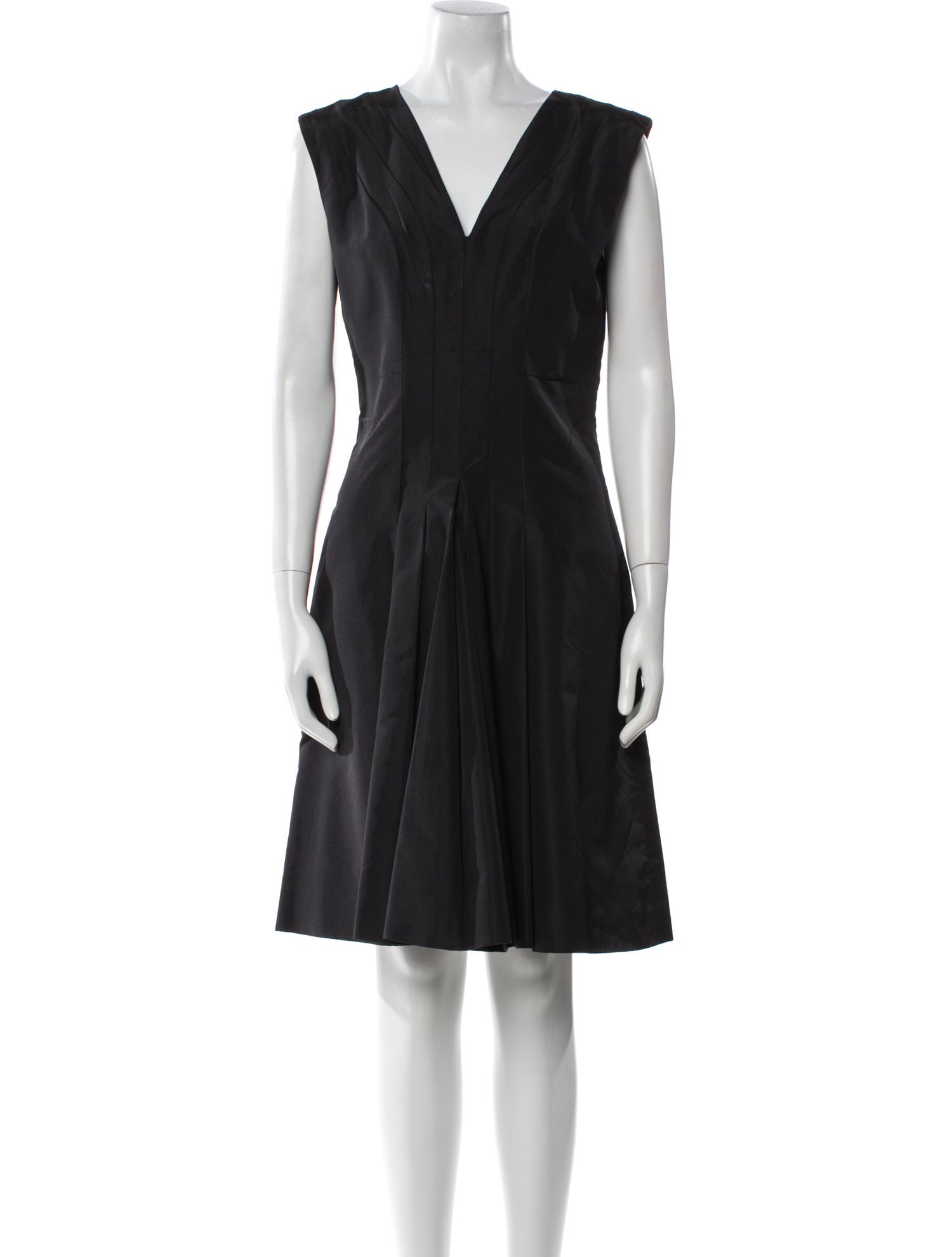 Oscar de la Renta Silk Knee-Length Dress