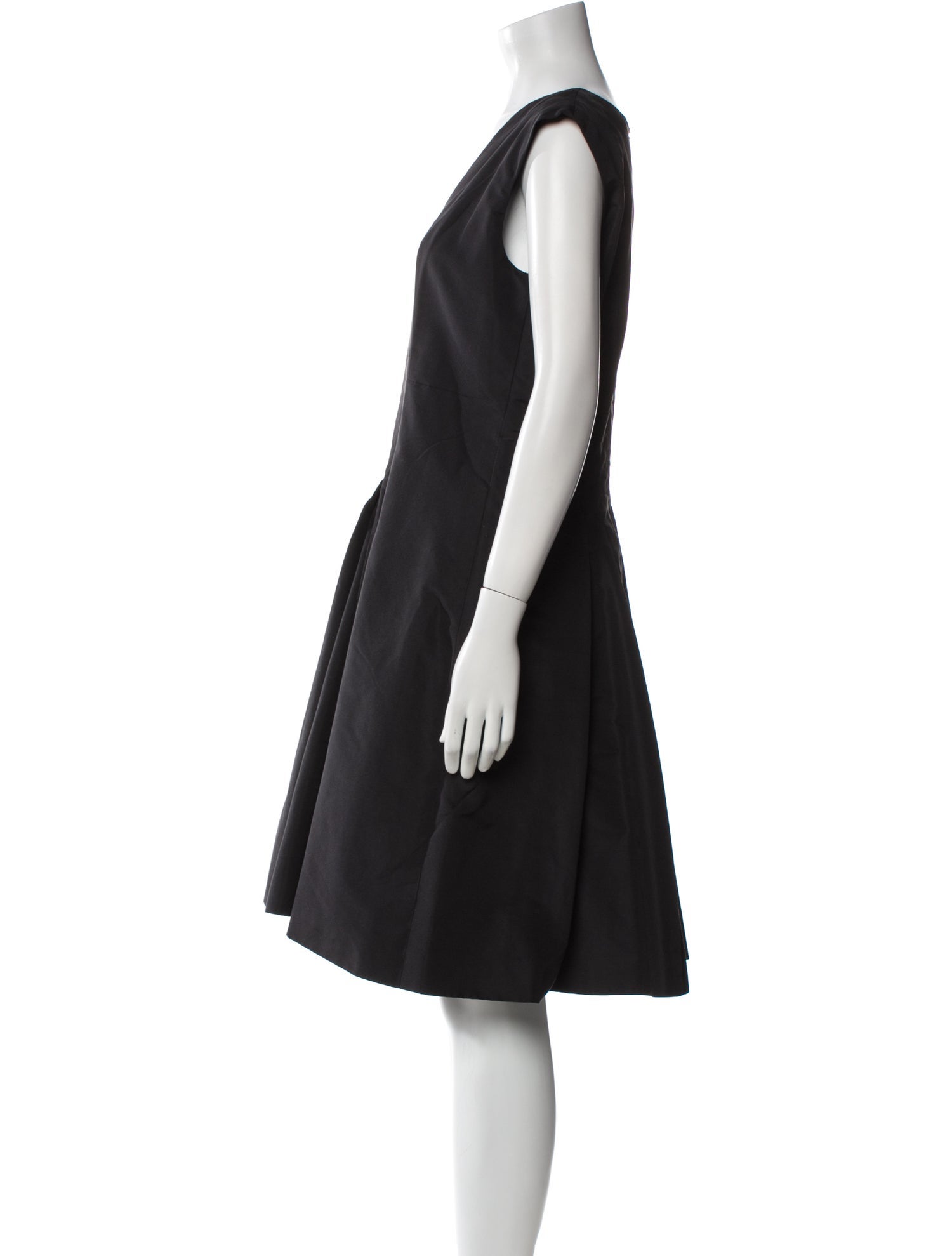 Oscar de la Renta Silk Knee-Length Dress