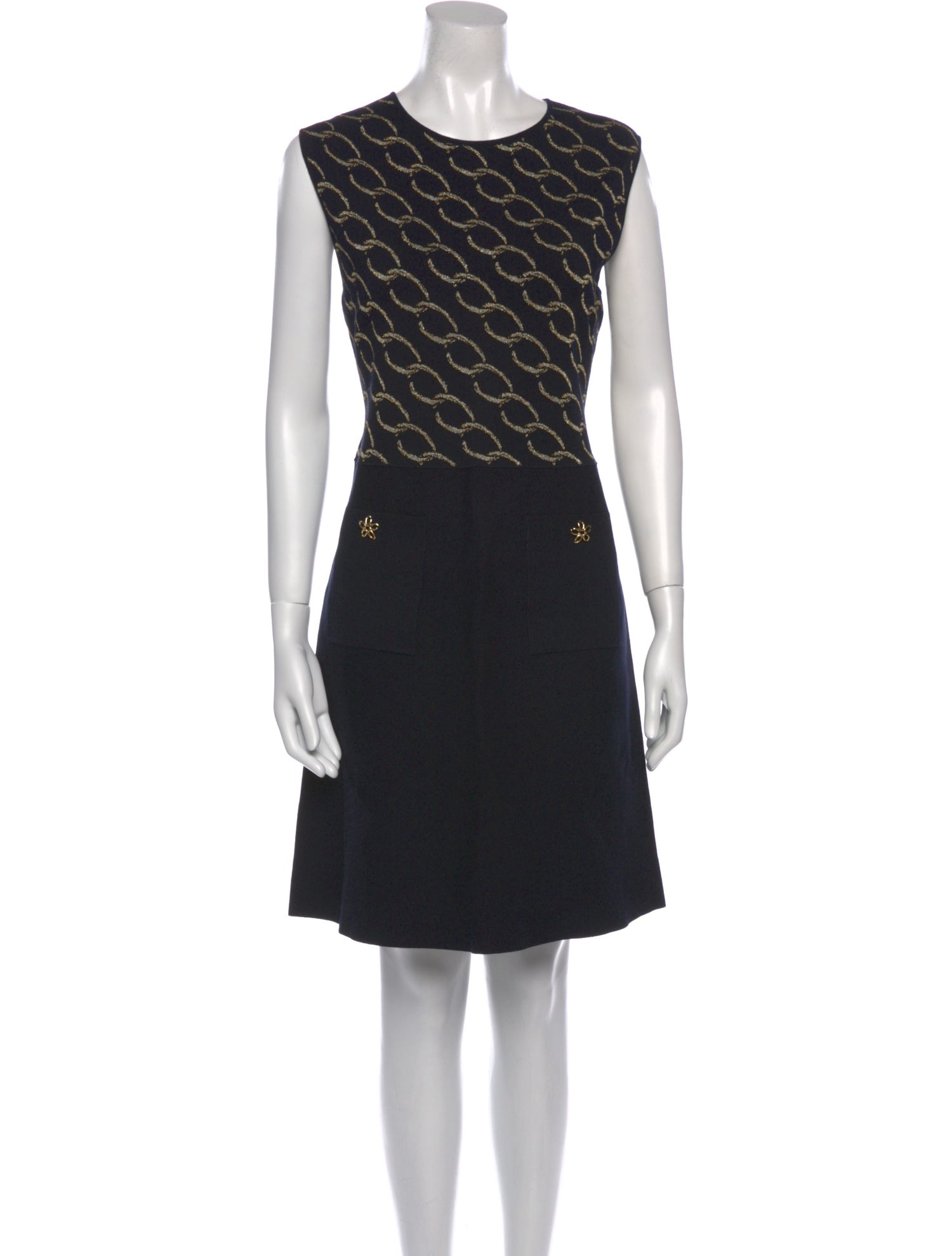 Oscar de la Renta Printed Mini Dress