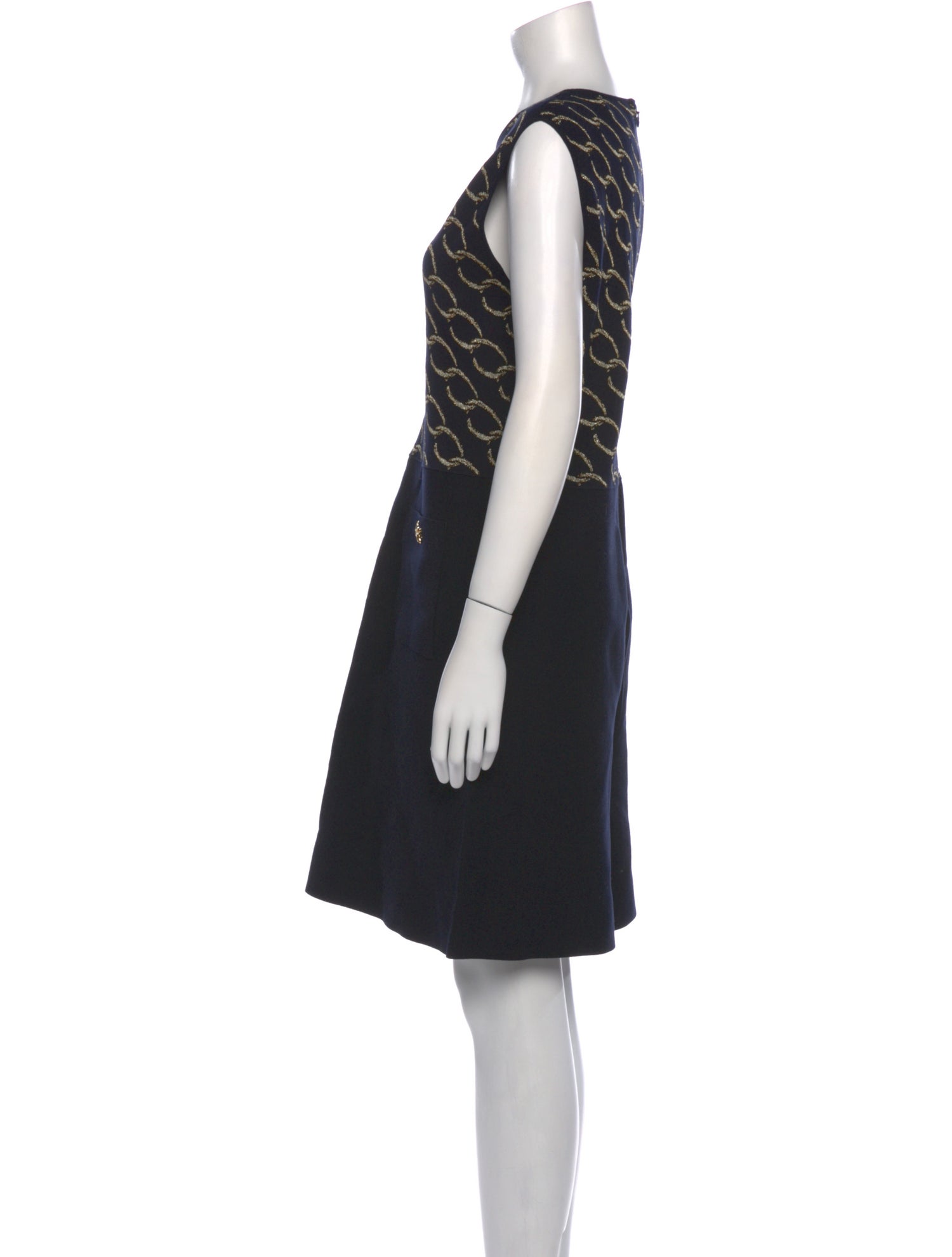 Oscar de la Renta Printed Mini Dress