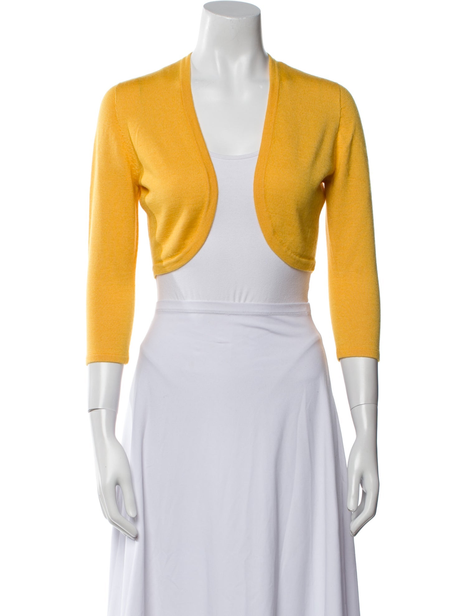 Oscar de la Renta Cashmere V-Neck Sweater