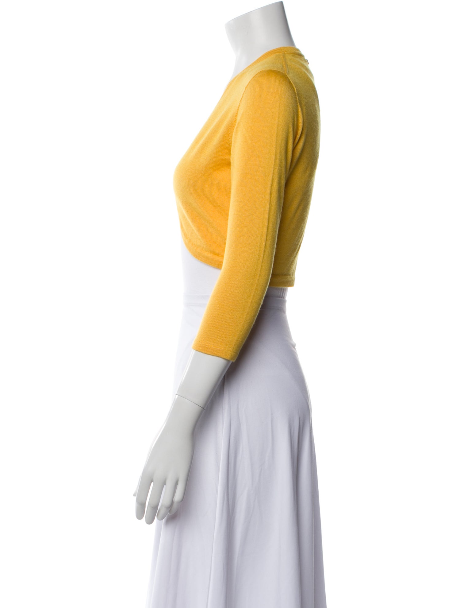 Oscar de la Renta Cashmere V-Neck Sweater