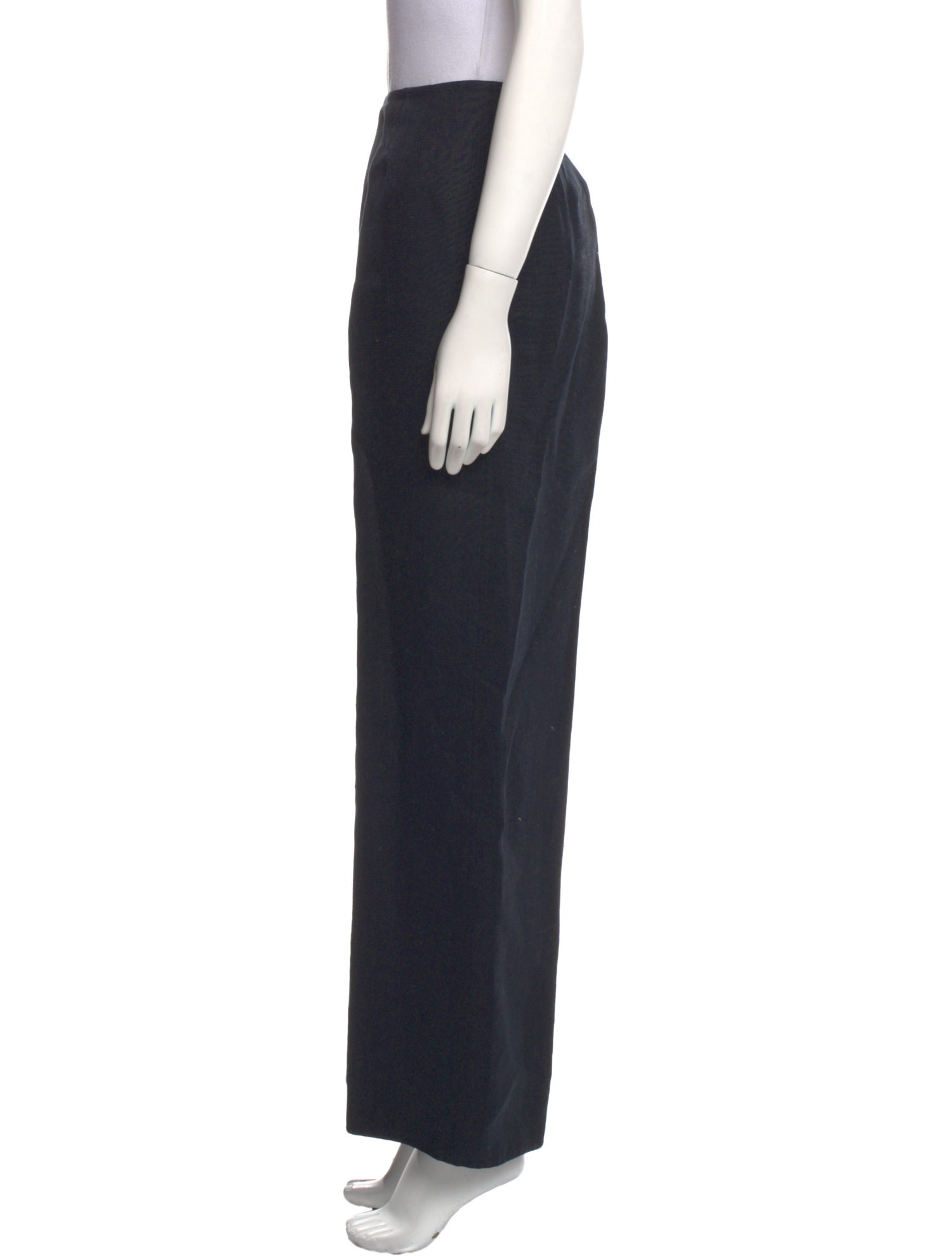 Oscar de la Renta Linen Wide Leg Pants