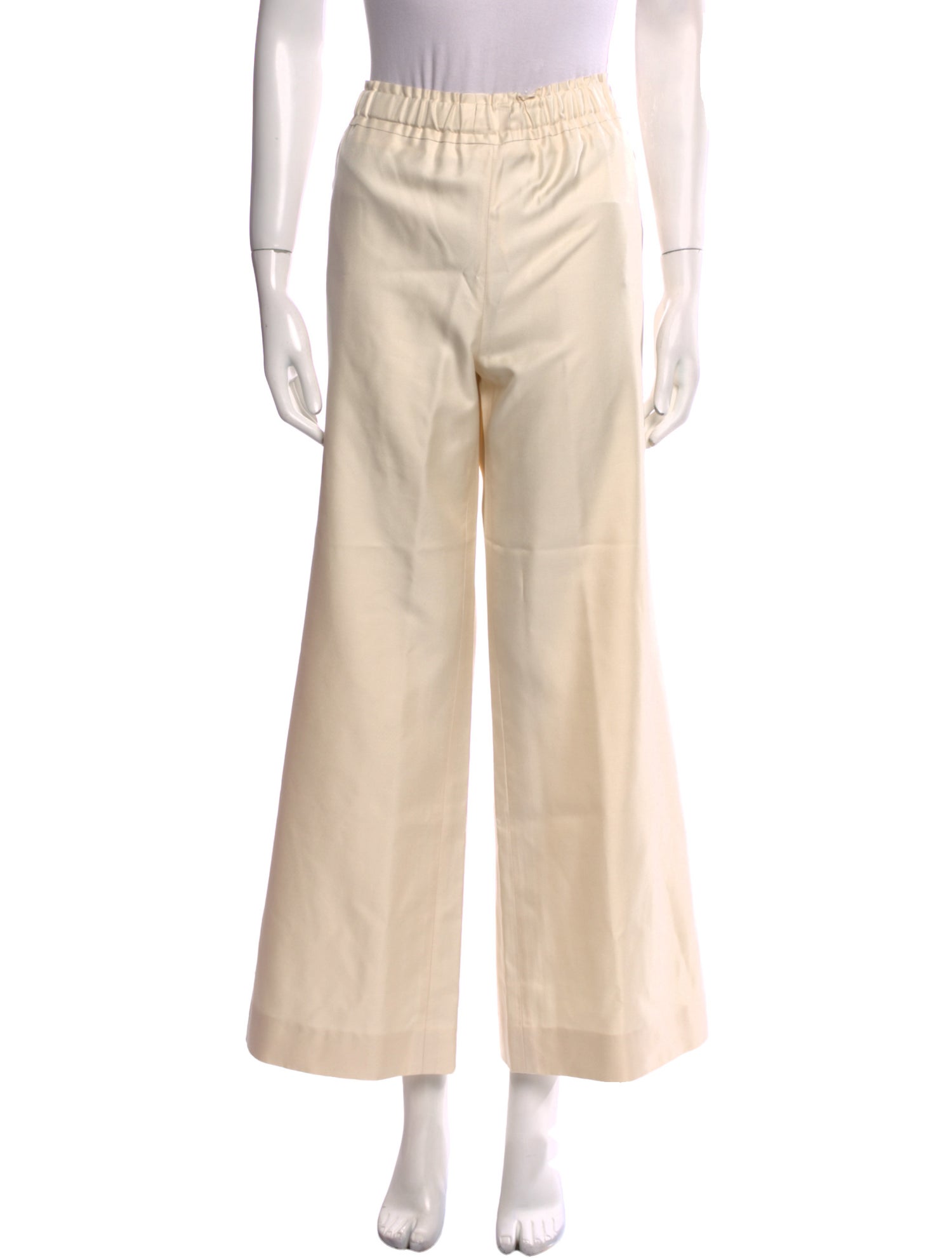 Oscar de la Renta Silk Wide Leg Pants