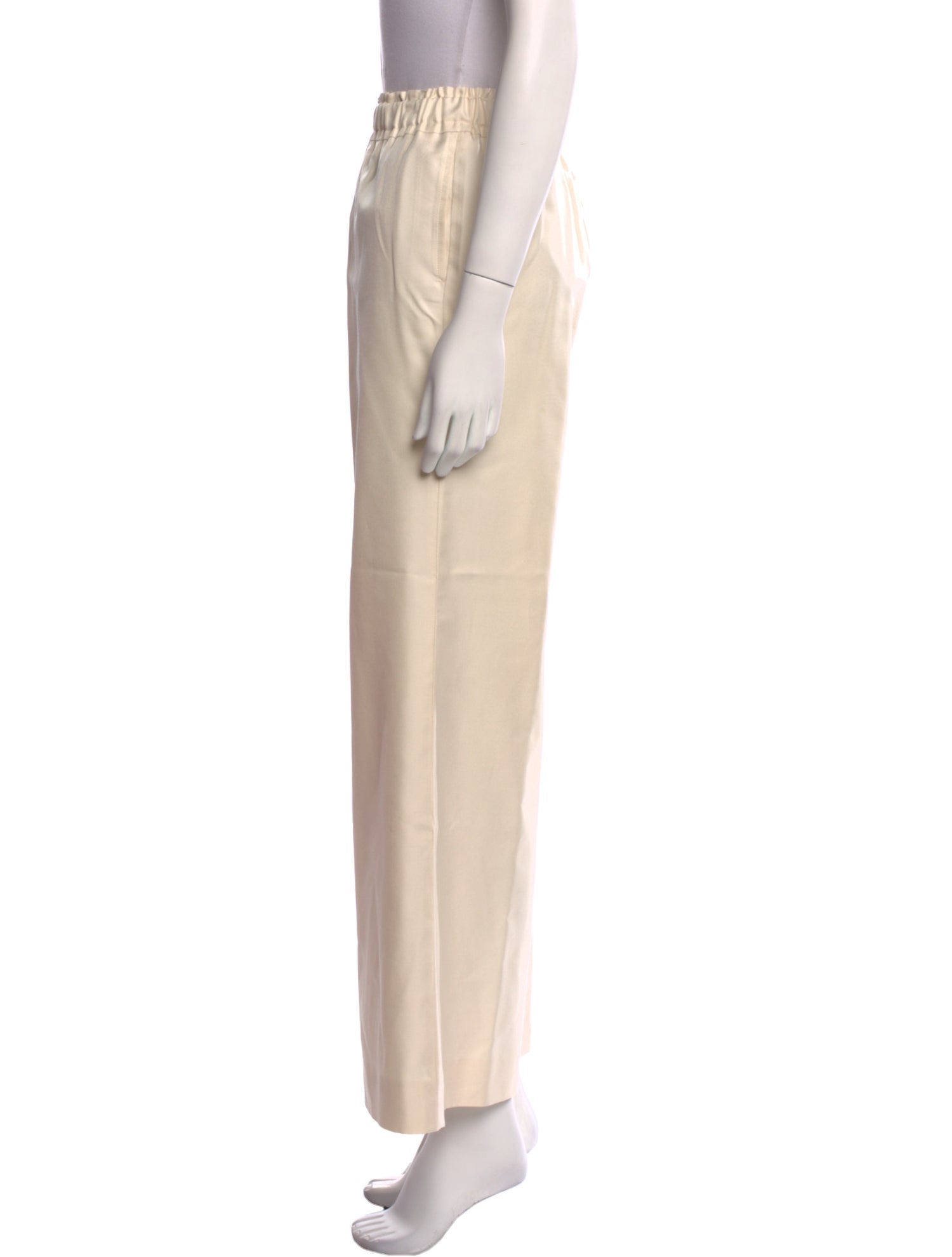 Oscar de la Renta Silk Wide Leg Pants