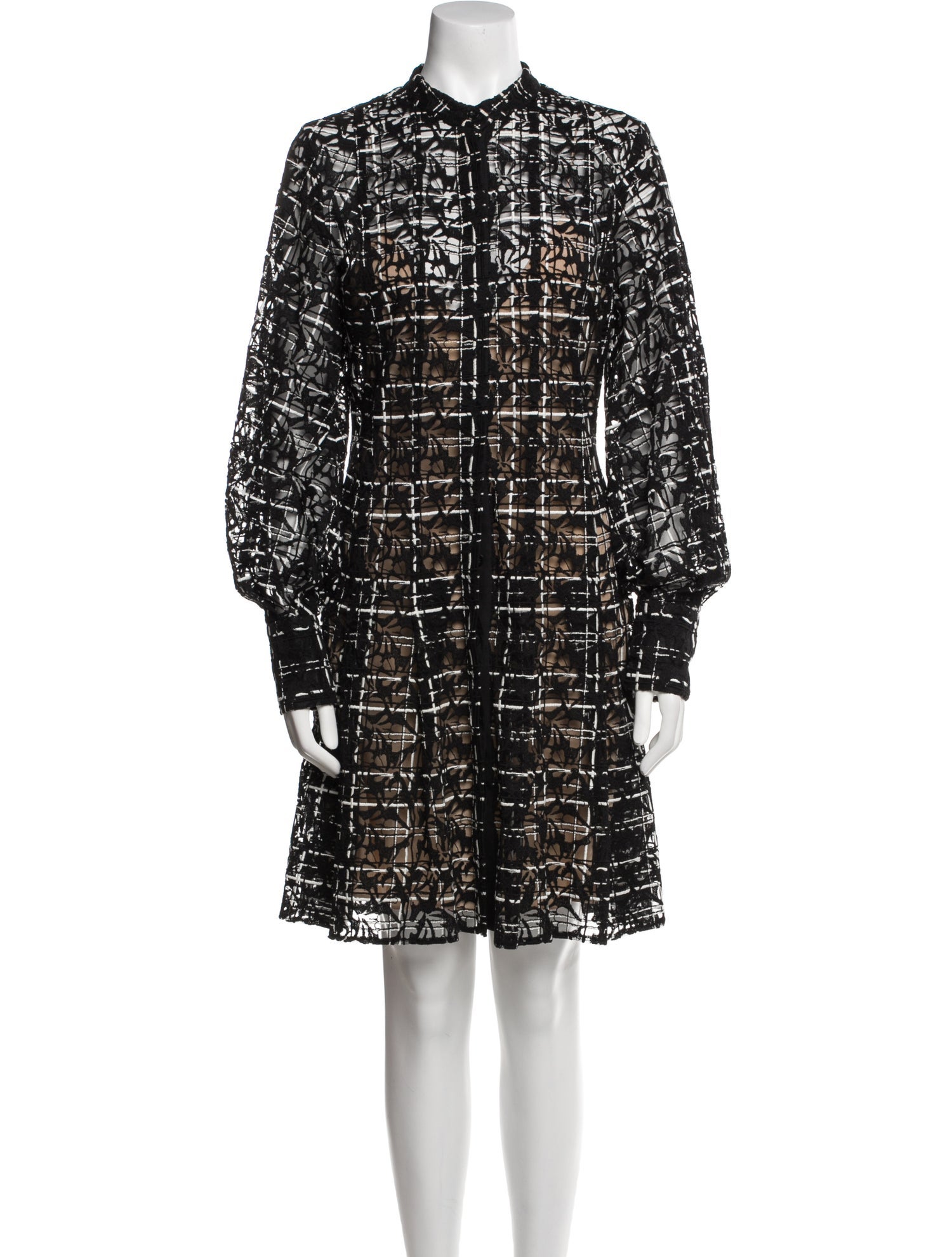 Oscar de la Renta Printed Knee-Length Dress