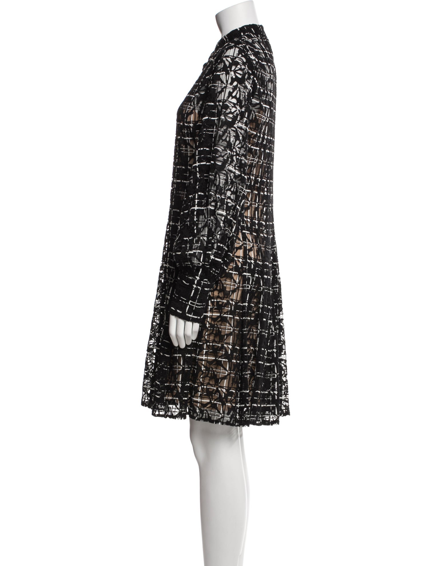 Oscar de la Renta Printed Knee-Length Dress