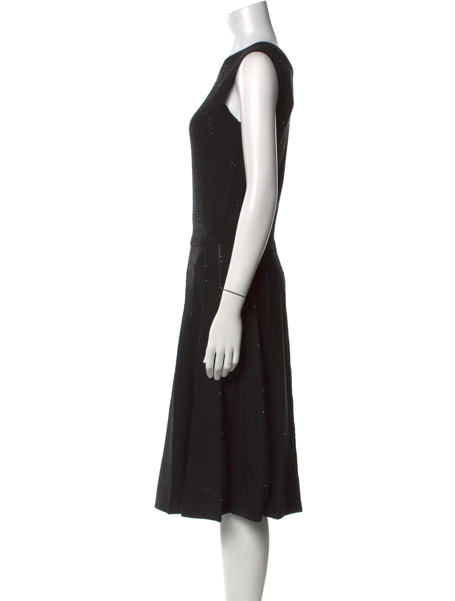 Oscar de la Renta Crew Neck Midi Length Dress w/ Tags