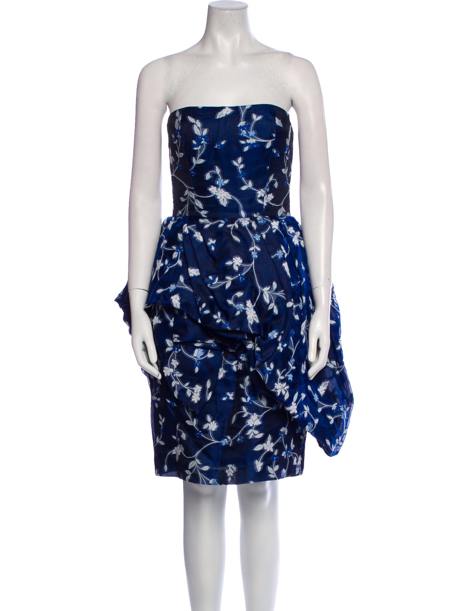 Oscar de la Renta Printed Mini Dress