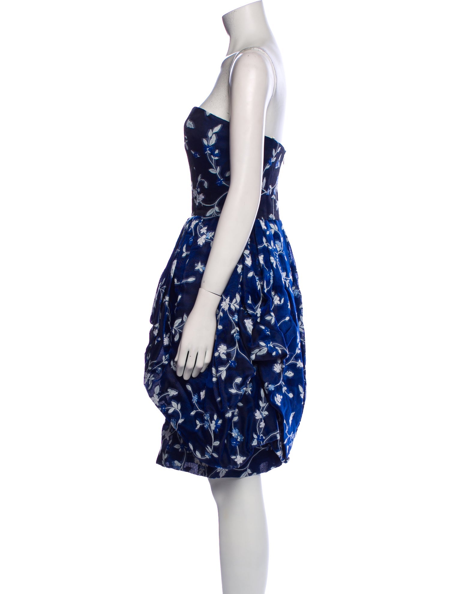 Oscar de la Renta Printed Mini Dress