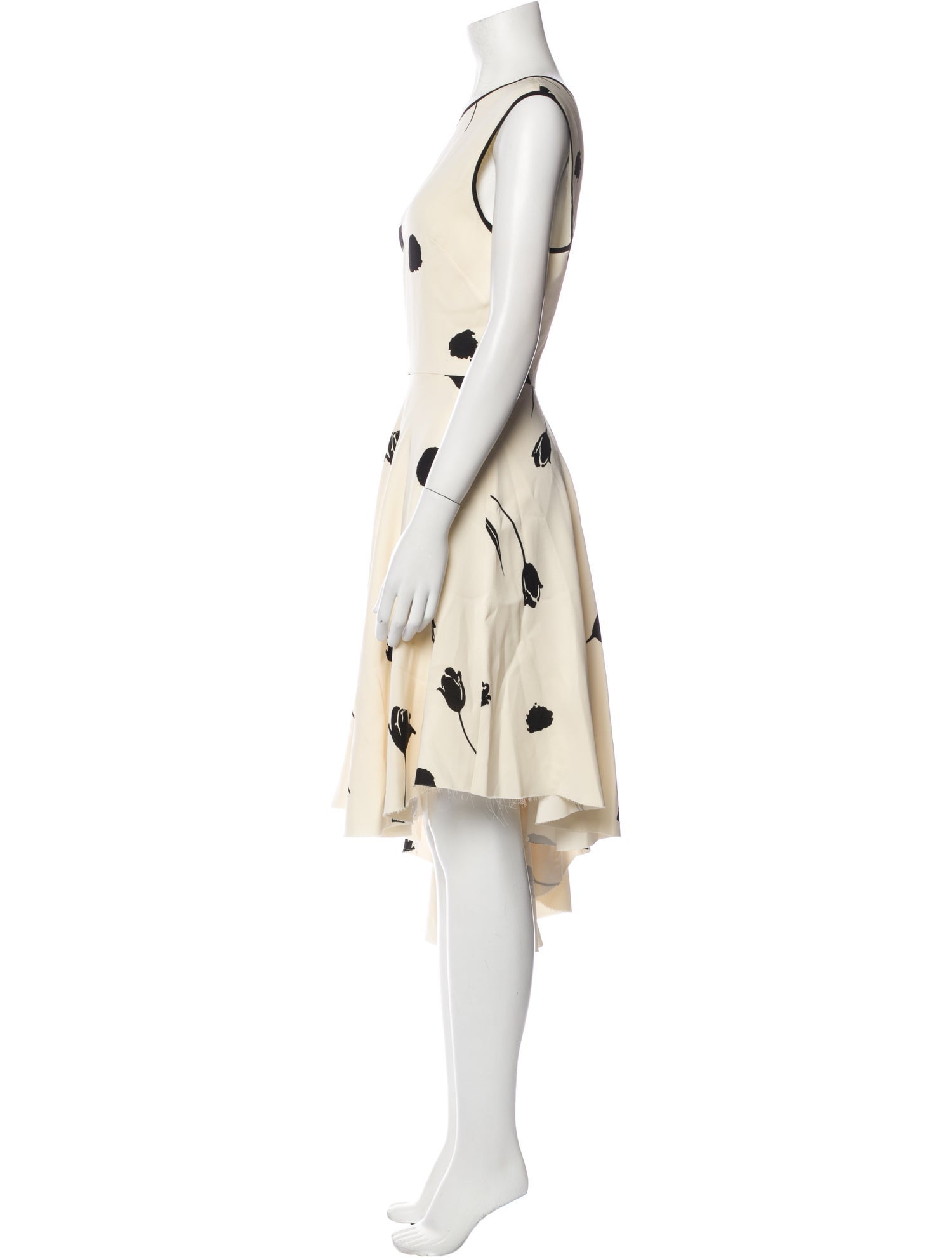 Oscar de la Renta Wool Long Dress