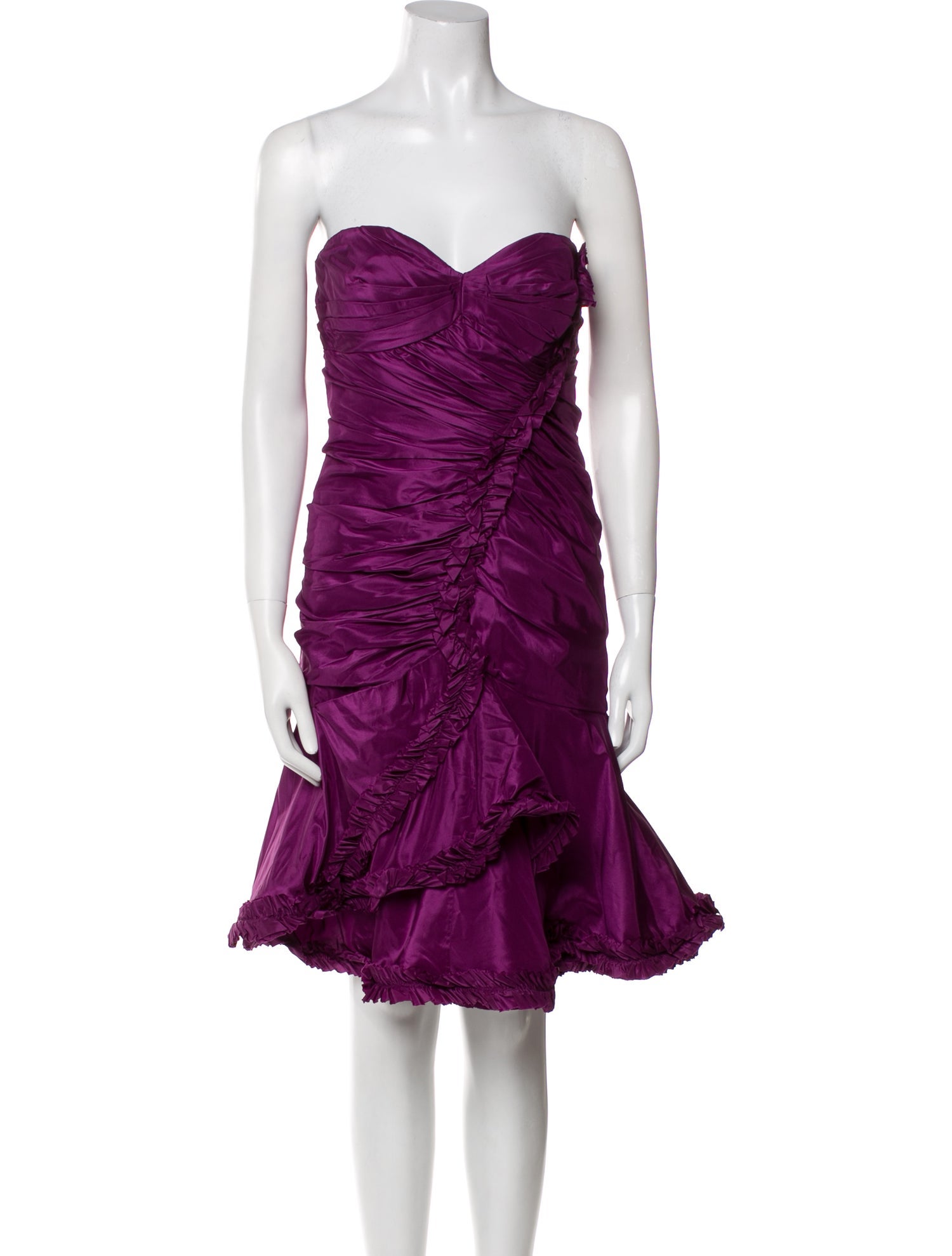 Oscar de la Renta Silk Mini Dress