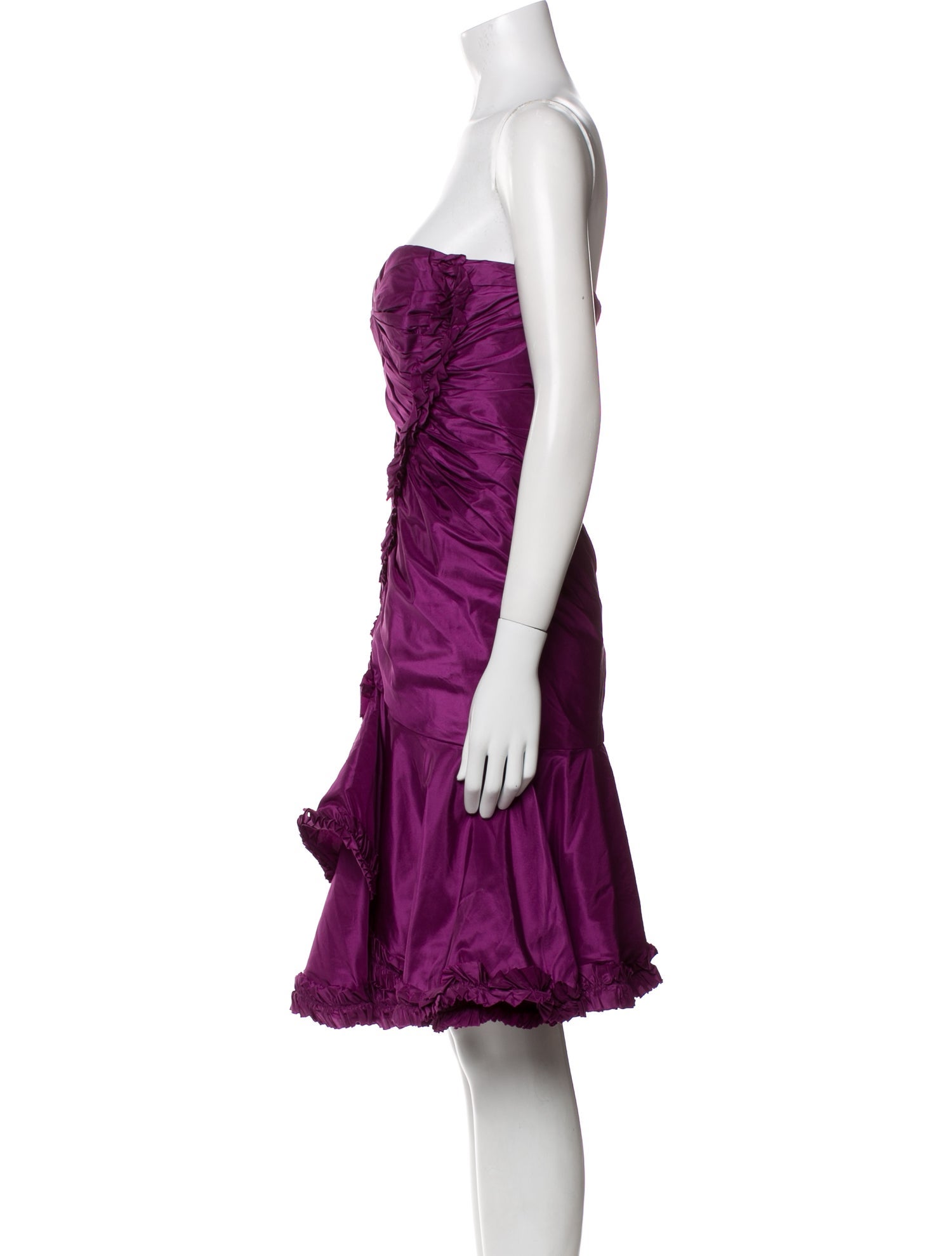 Oscar de la Renta Silk Mini Dress