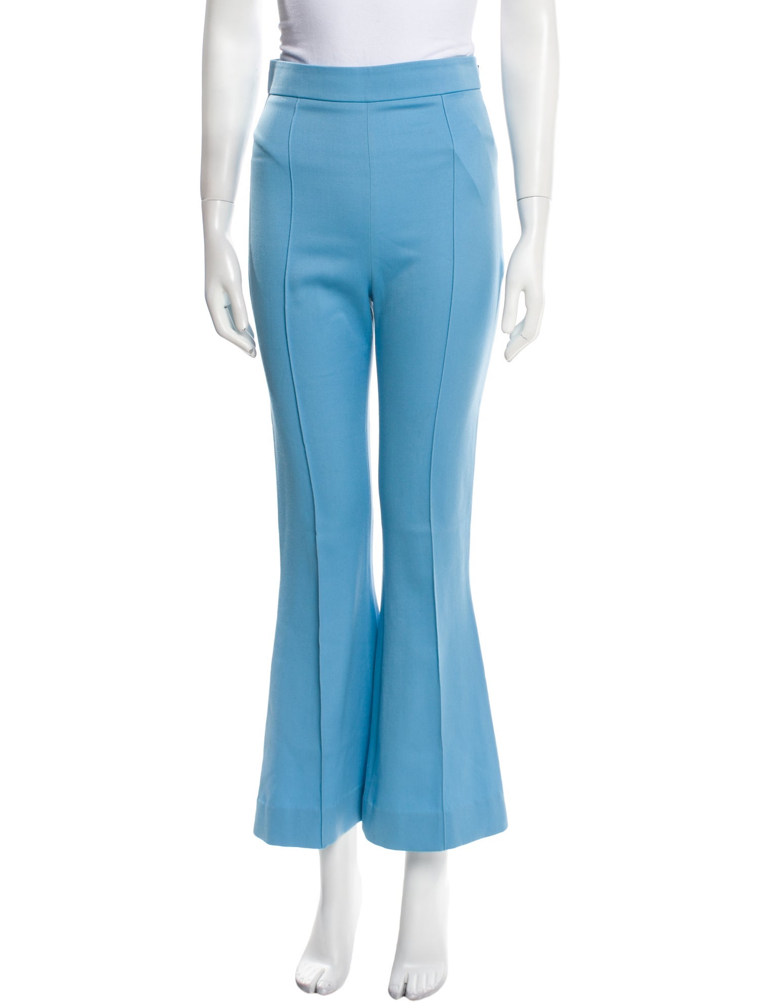 Oscar de la Renta Wool Wide Leg Pants