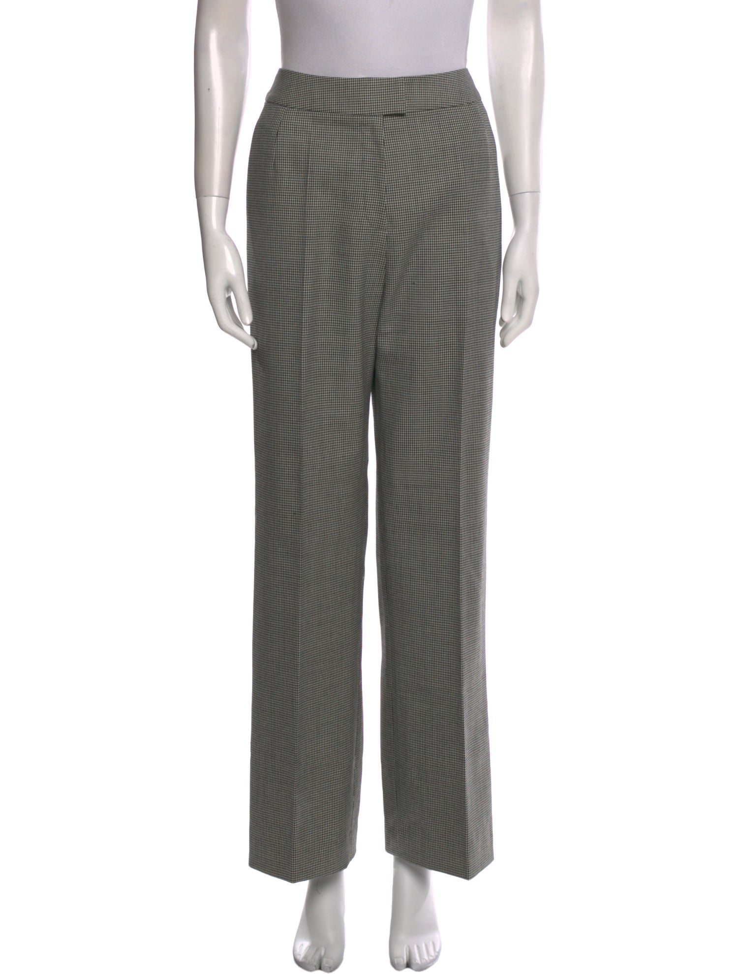 Oscar de la Renta Wool Wide Leg Pants