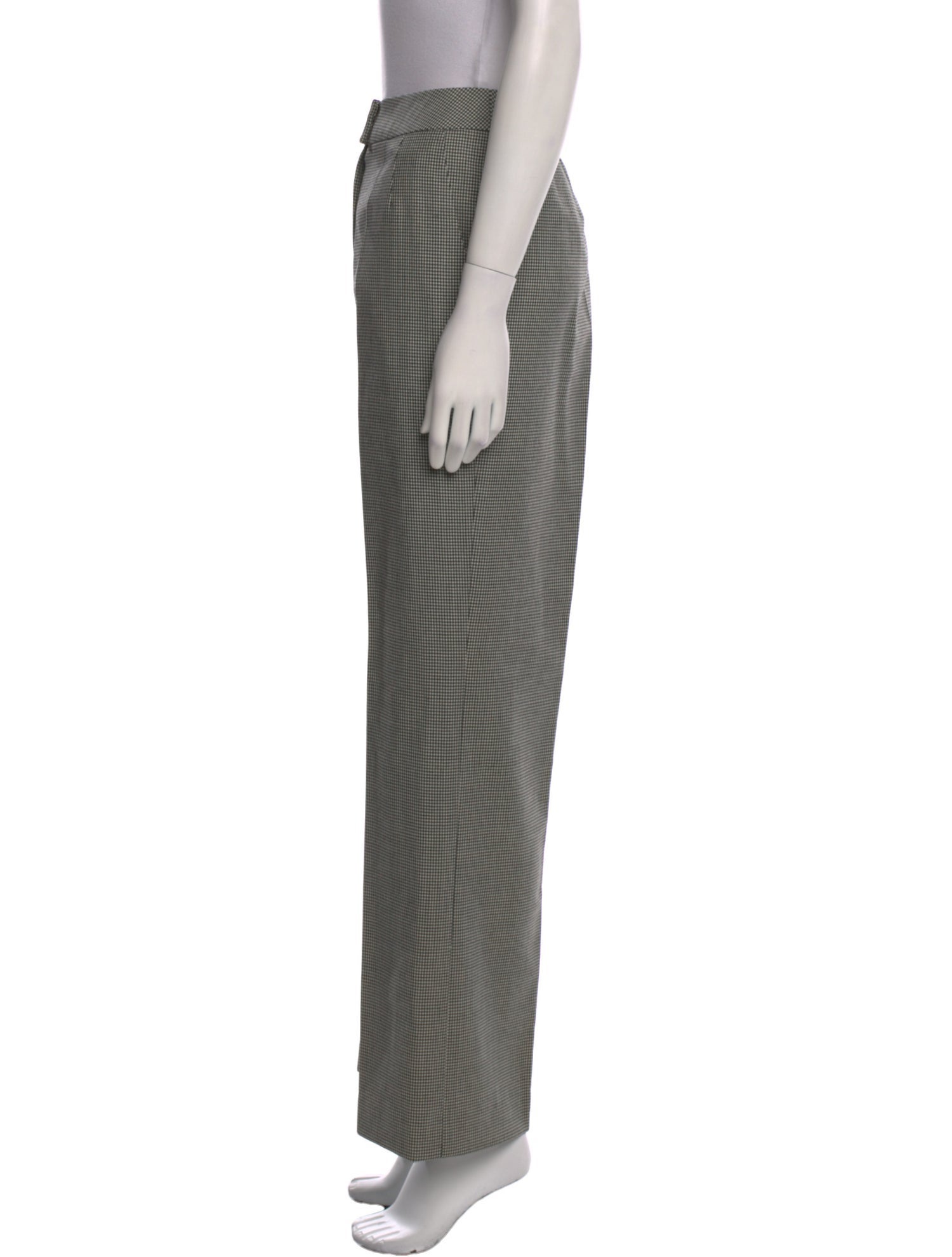 Oscar de la Renta Wool Wide Leg Pants