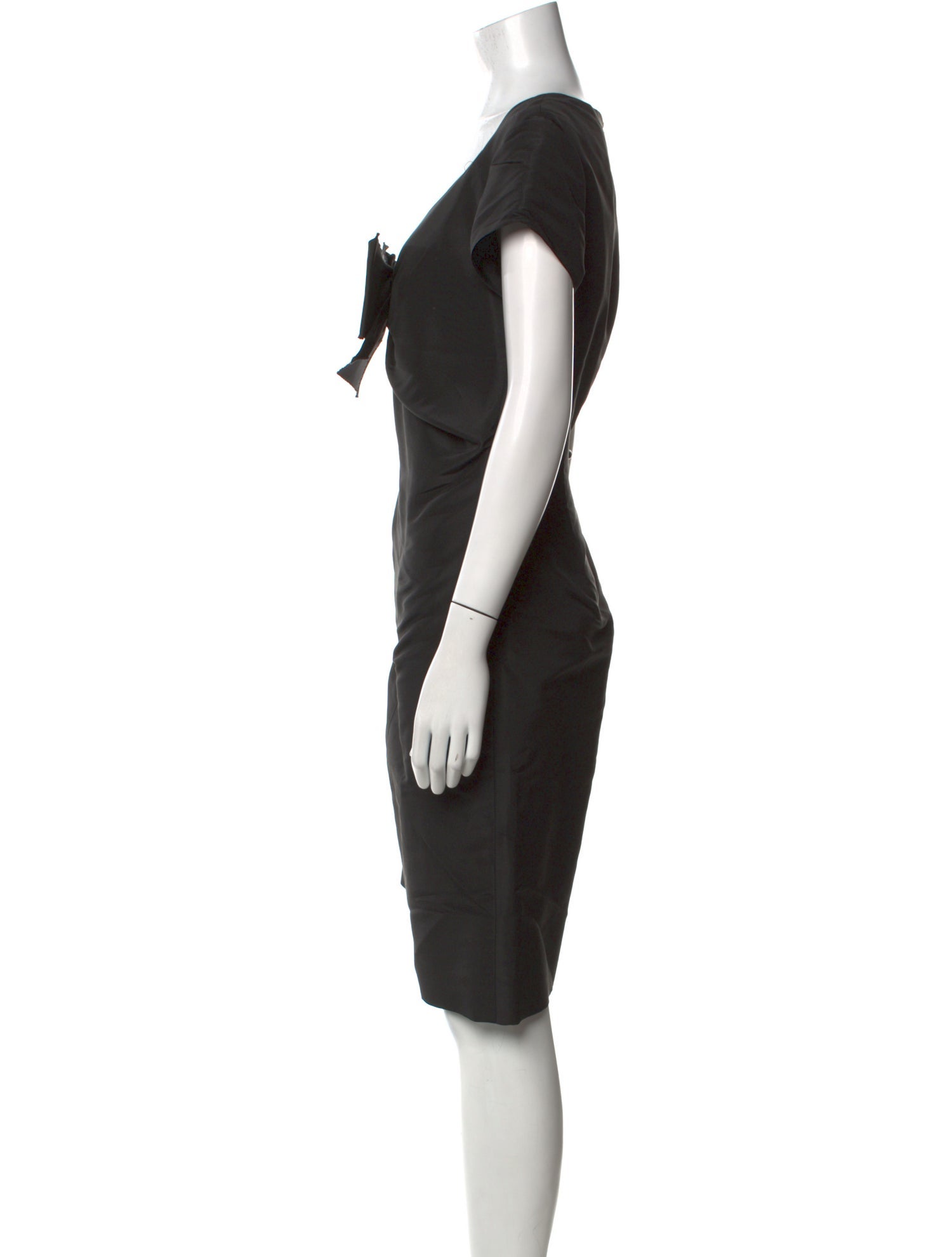 Oscar de la Renta Silk Knee-Length Dress