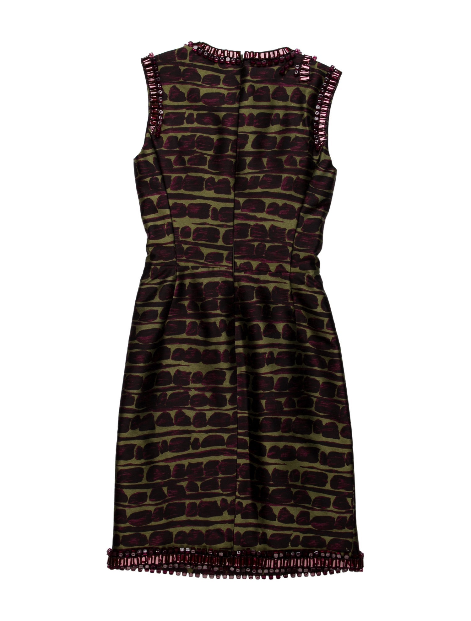 Oscar de la Renta Silk Knee-Length Dress