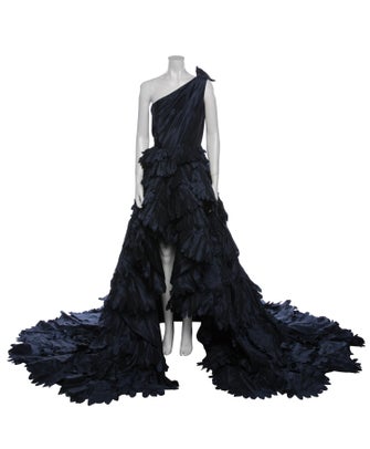 Oscar de la Renta Silk Long Dress