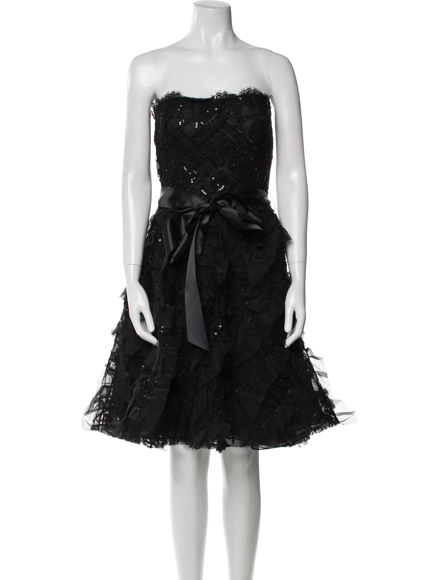 Oscar de la Renta Silk Mini Dress