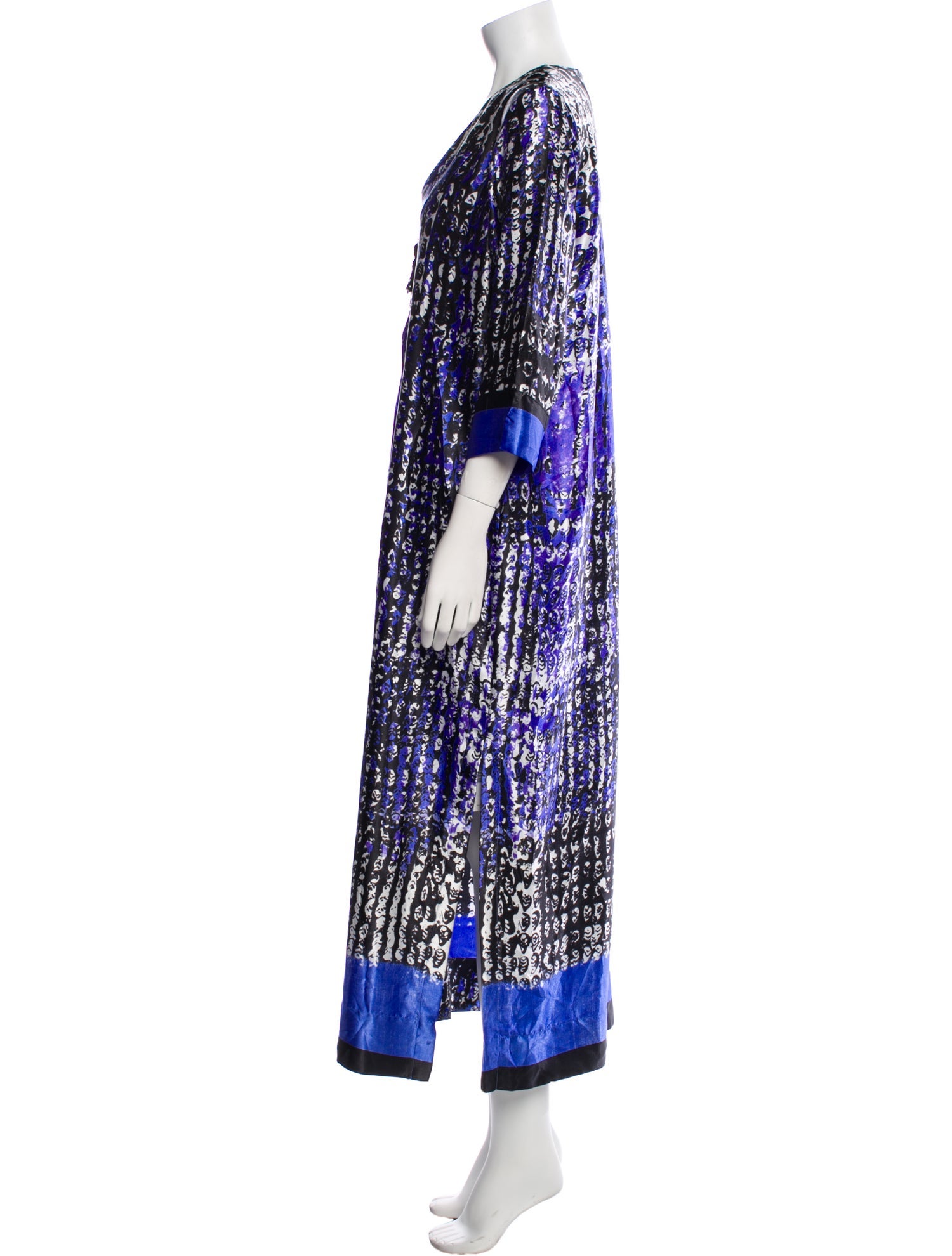 Oscar de la Renta Printed Long Dress