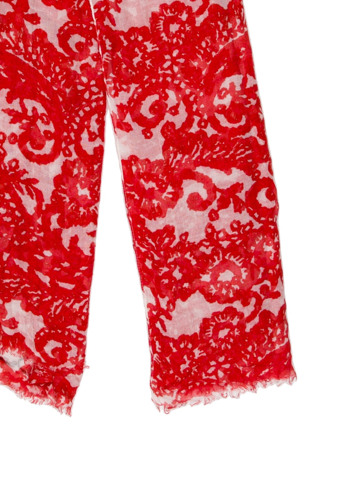 Oscar de la Renta Silk Floral Print Scarf