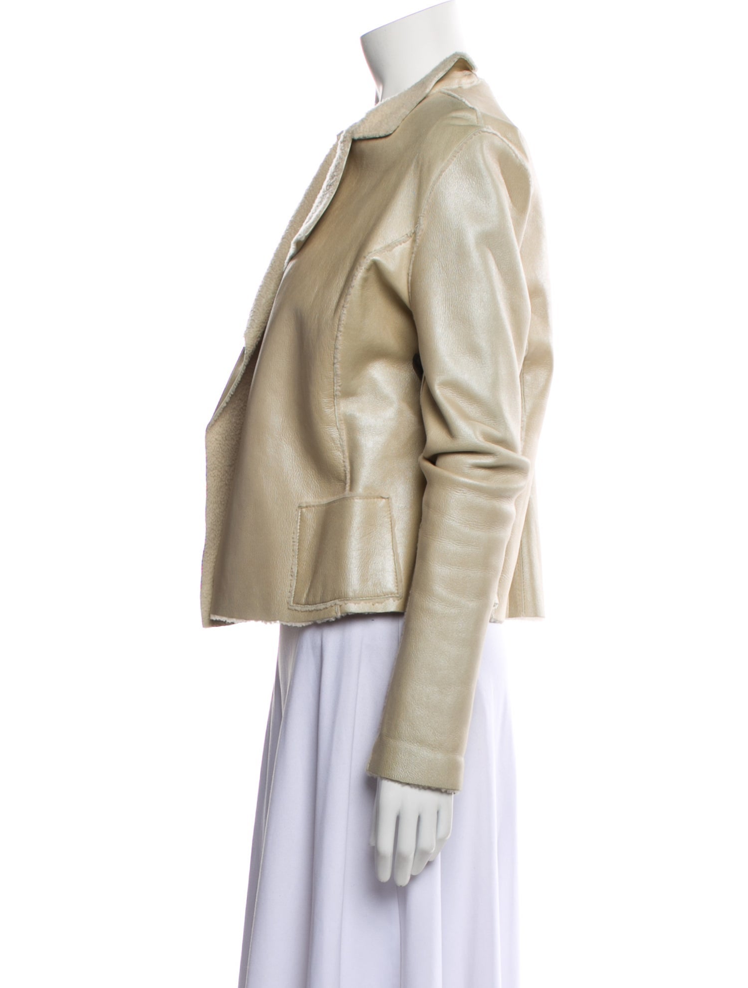 Oscar de la Renta Shearling Fur Jacket