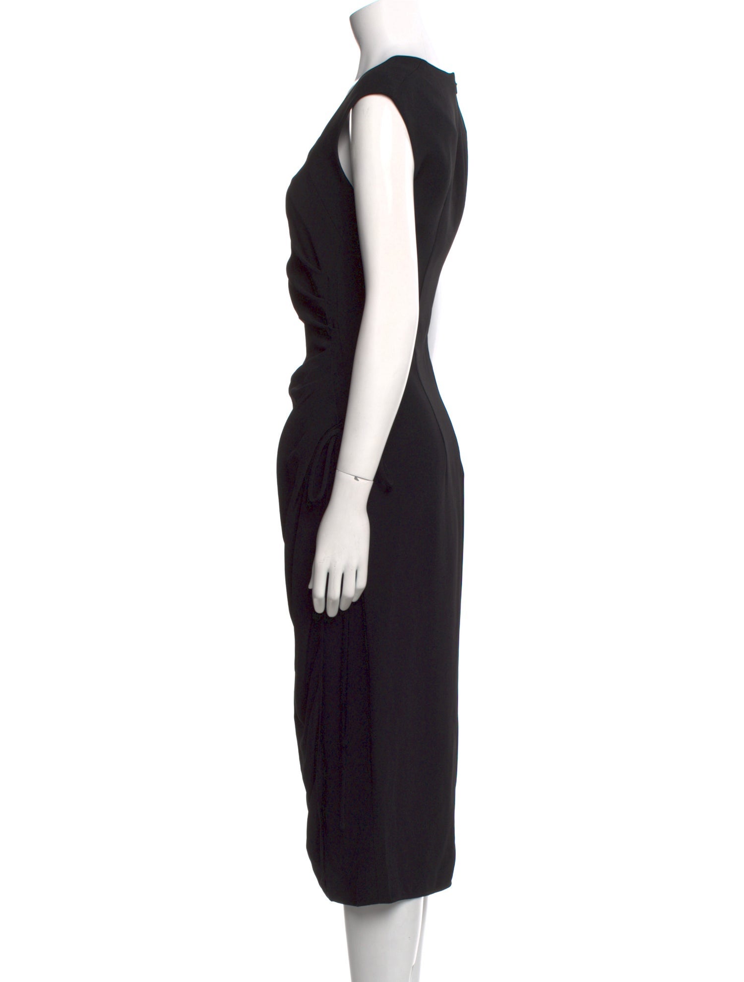 Oscar de la Renta Asymmetrical Long Dress