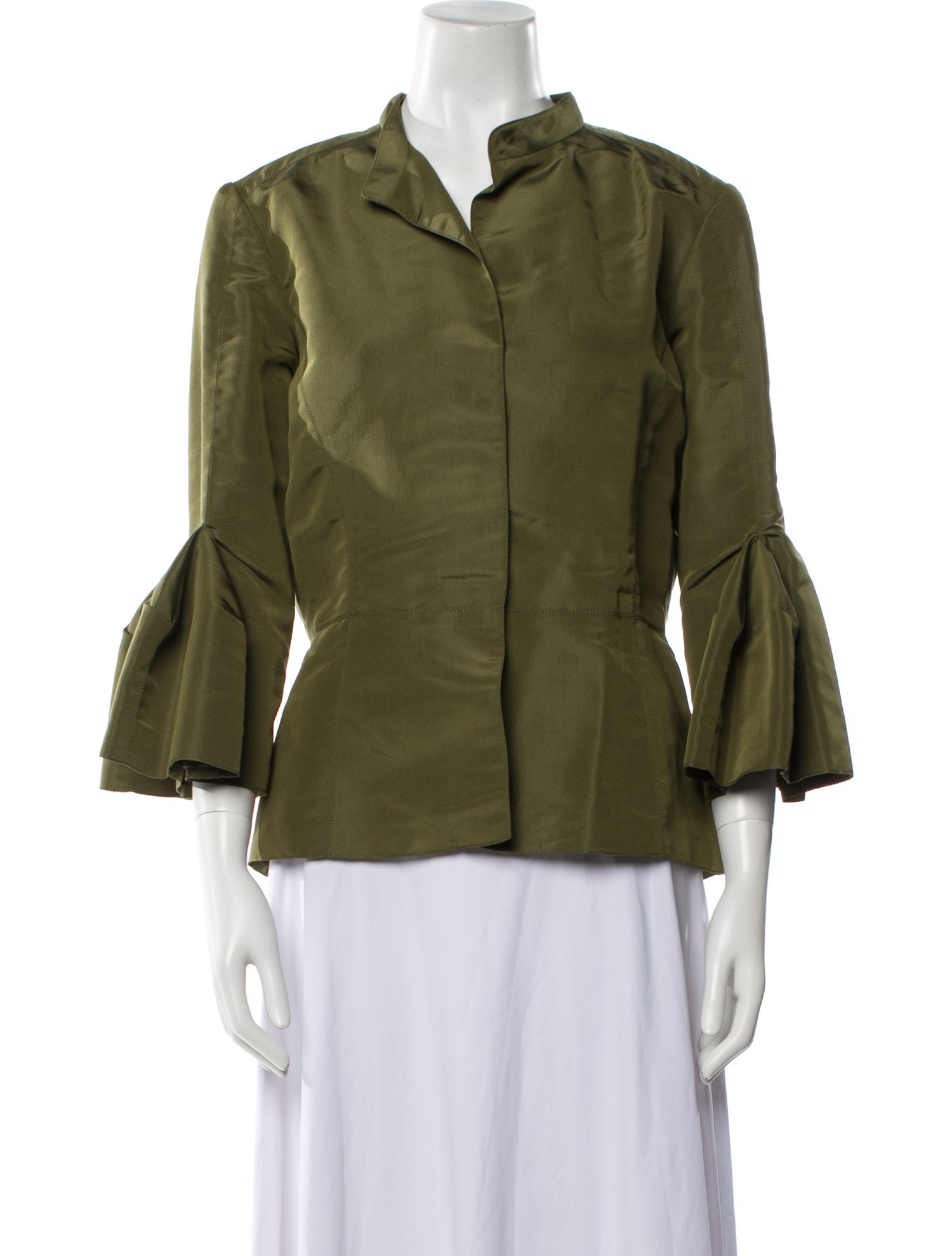 Oscar de la Renta Silk Coat