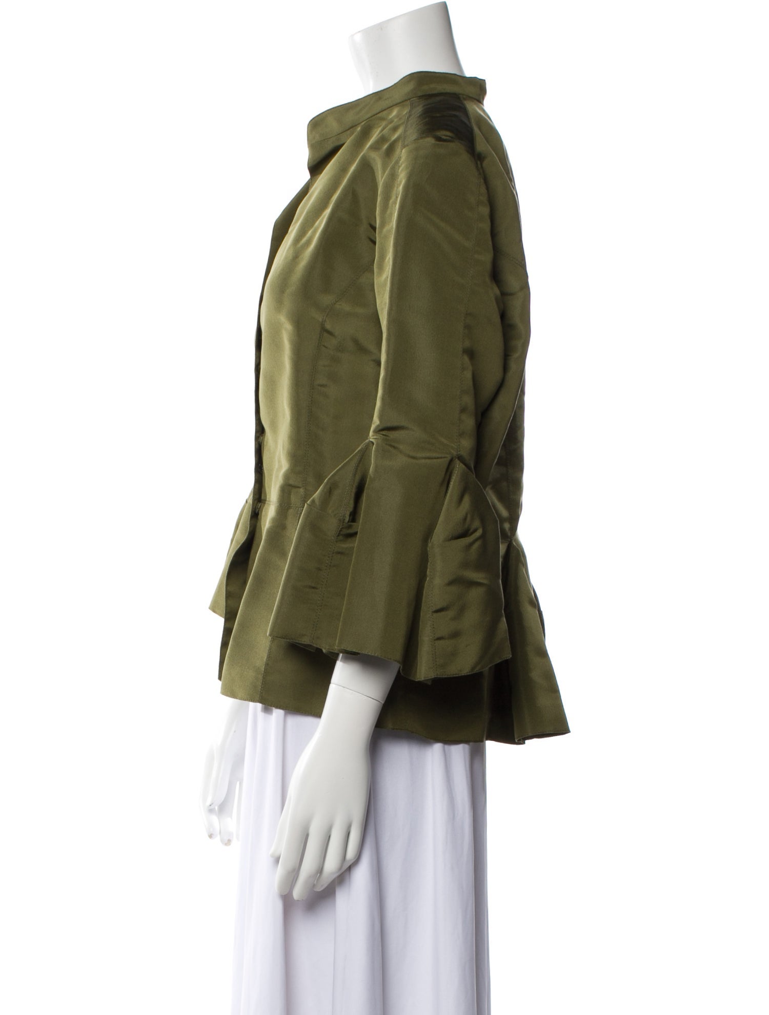 Oscar de la Renta Silk Coat