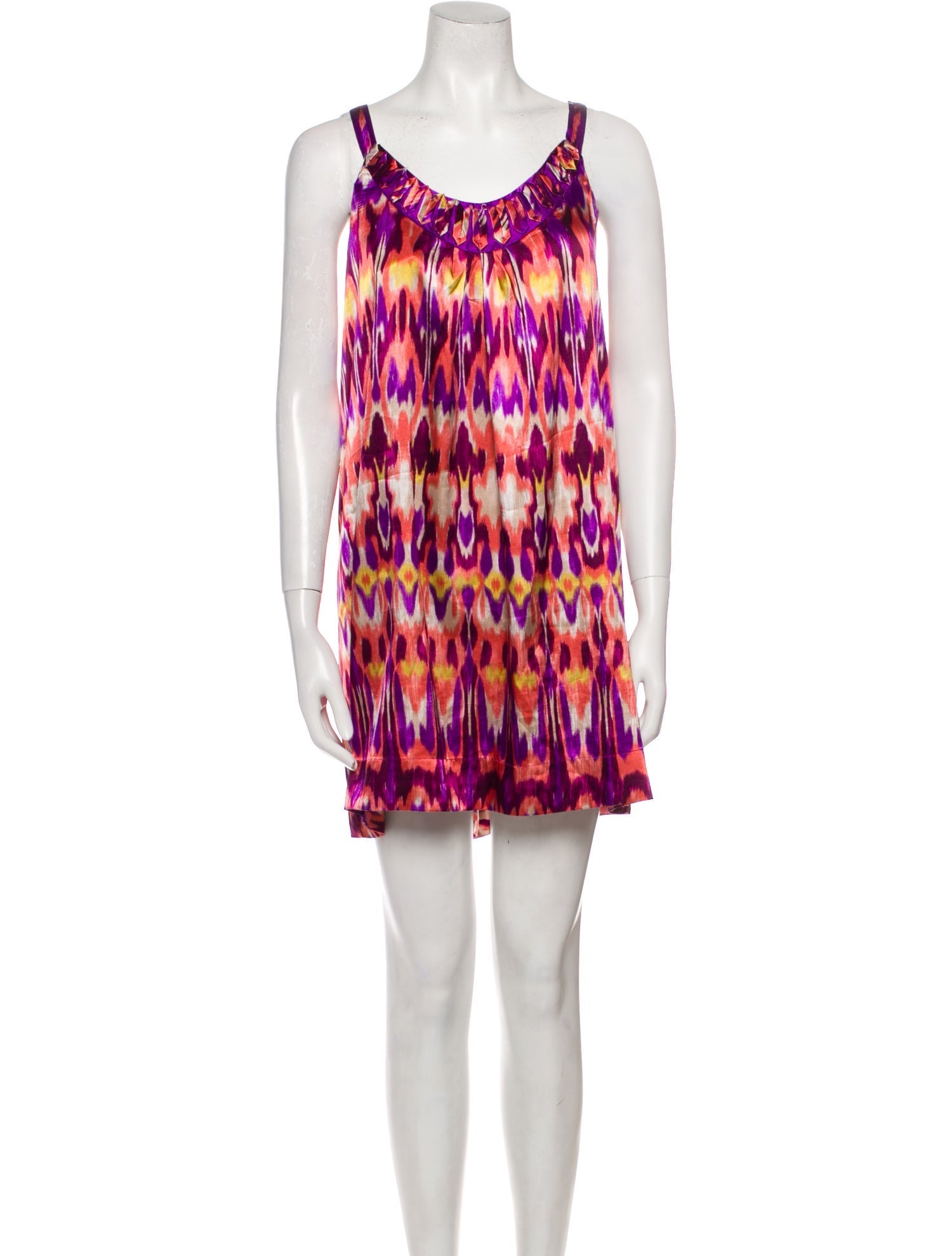 Oscar de la Renta Printed Nightgown