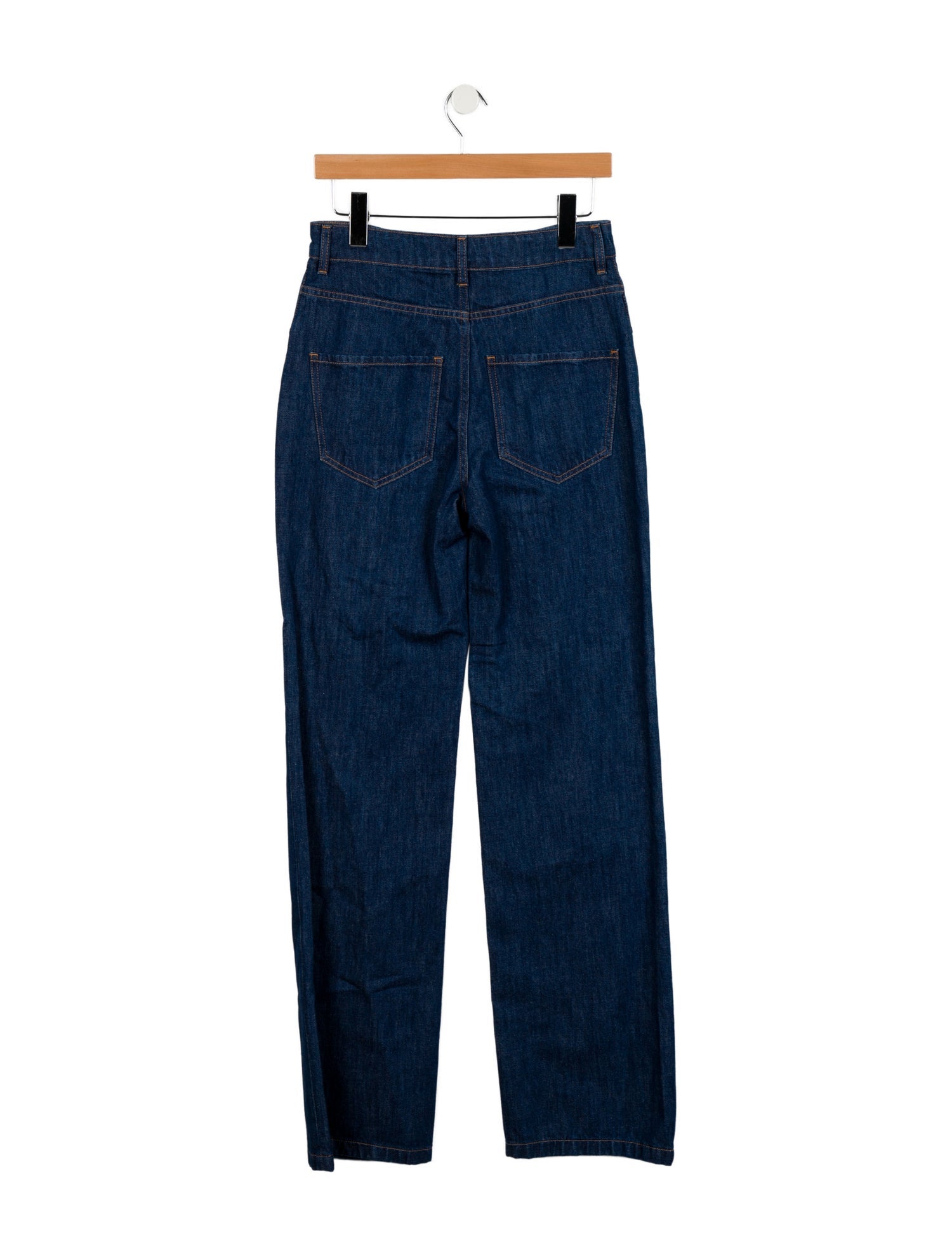 Oscar de la Renta High-Rise Wide Leg Jeans w/ Tags