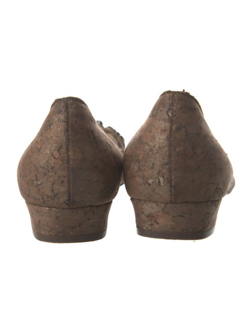 Oscar de la Renta Crystal Embellishments Ballet Flats