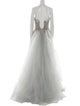 Oscar de la Renta Strapless Long Dress