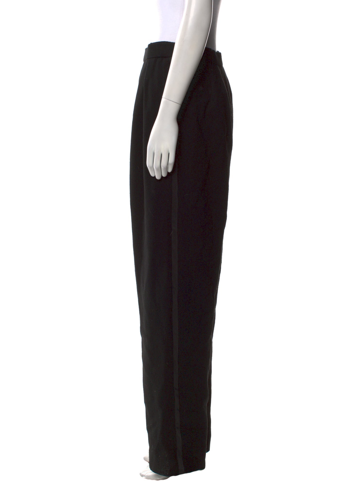 Oscar de la Renta Wool Wide Leg Pants