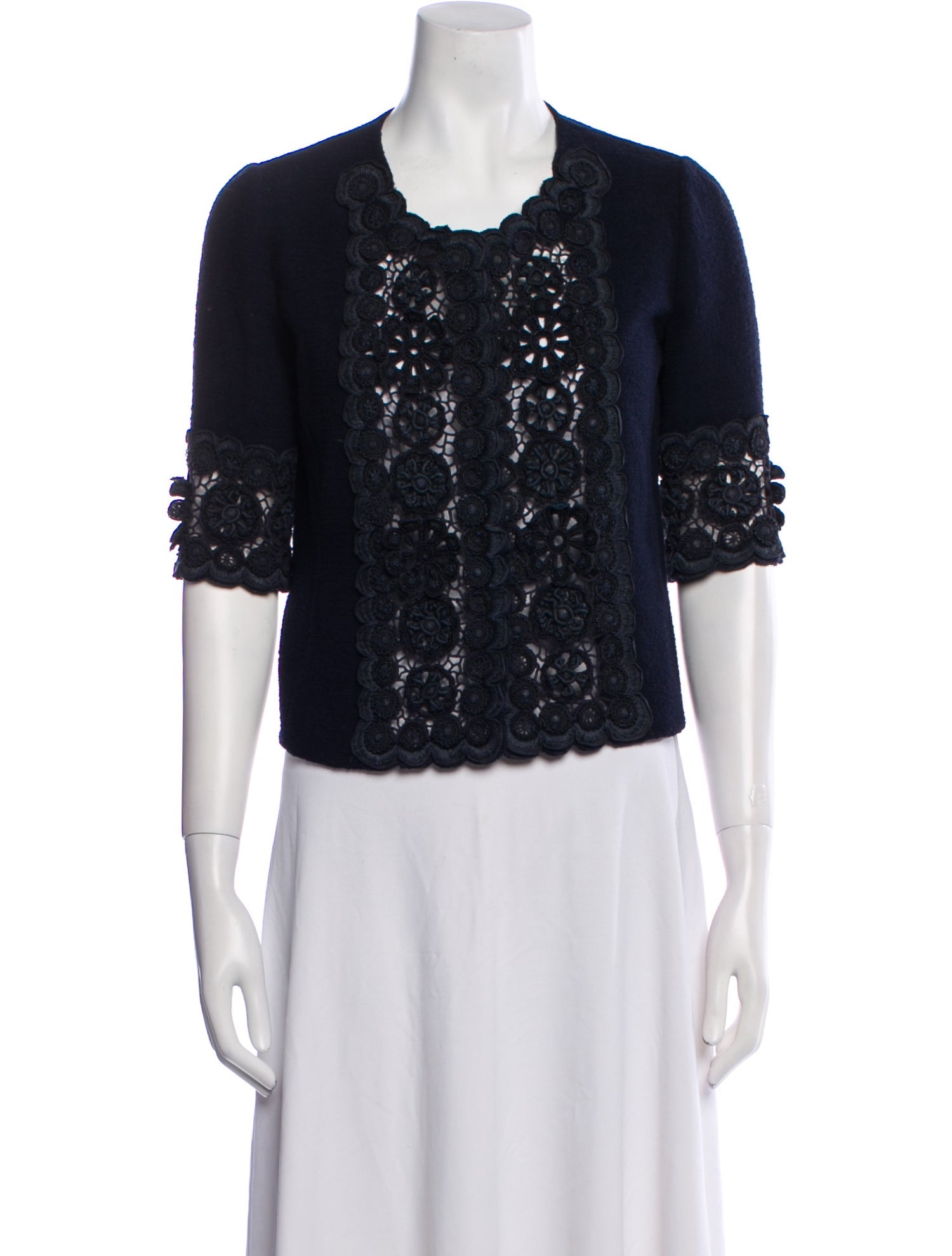 Oscar de la Renta 2007 Wool Evening Jacket