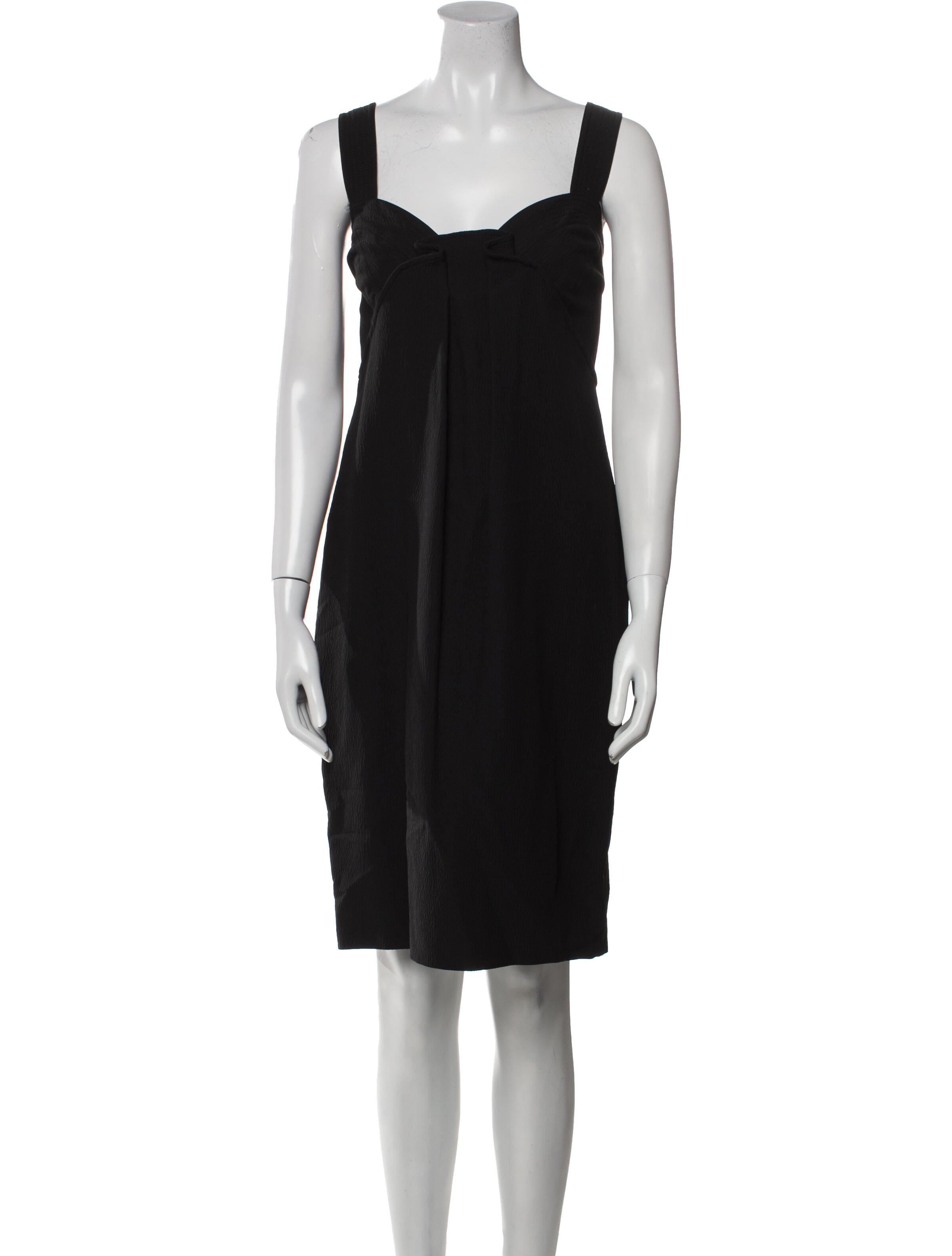 Oscar de la Renta Wool Knee-Length Dress