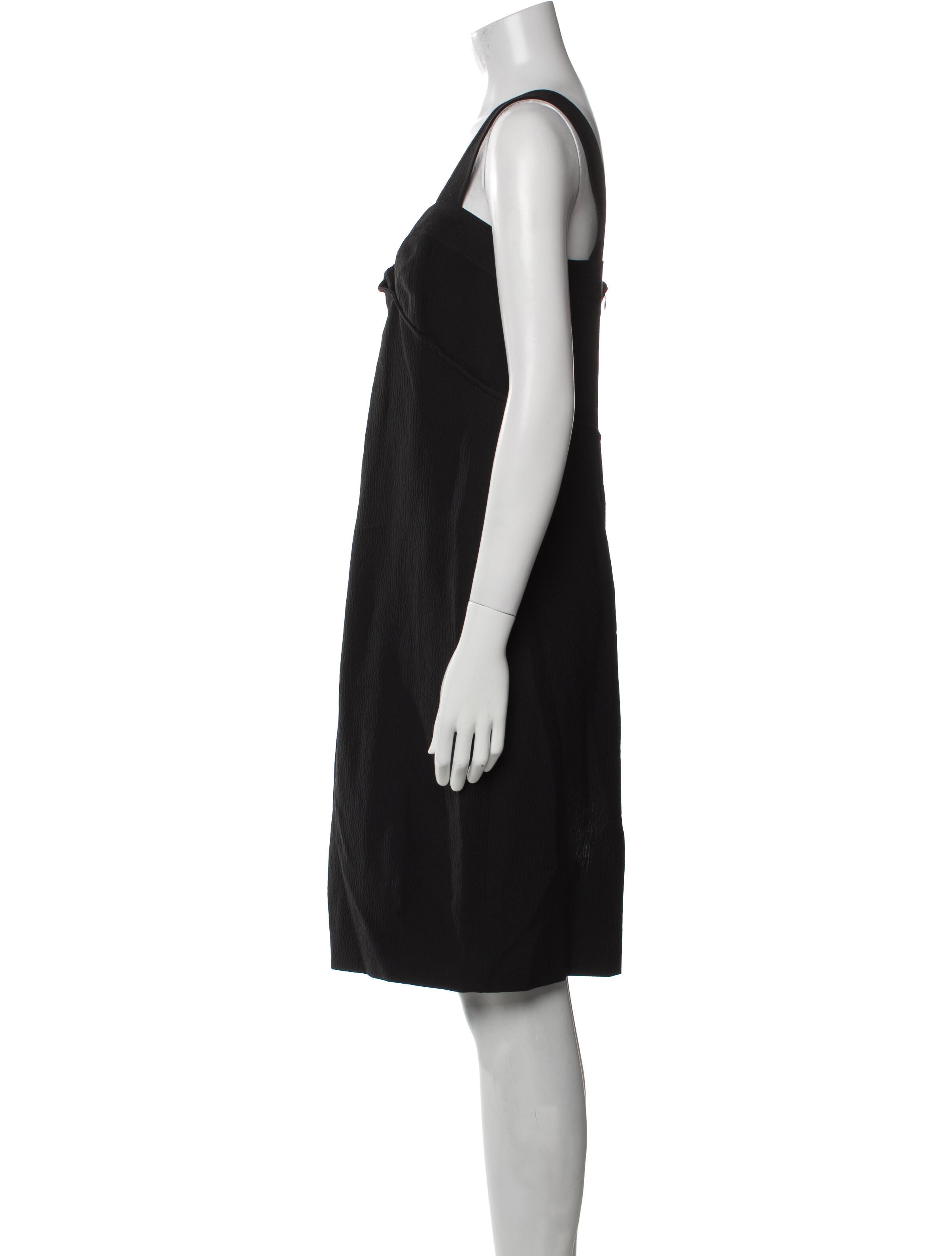 Oscar de la Renta Wool Knee-Length Dress