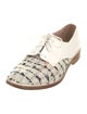 Oscar de la Renta Leather Printed Oxfords