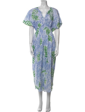 Oscar de la Renta Dresses Printed Long Dress M