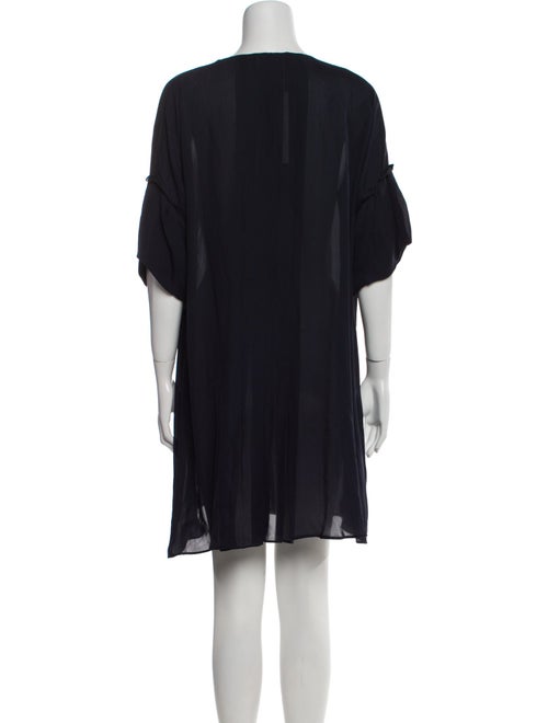 Oscar de la Renta Silk Knee-Length Dress
