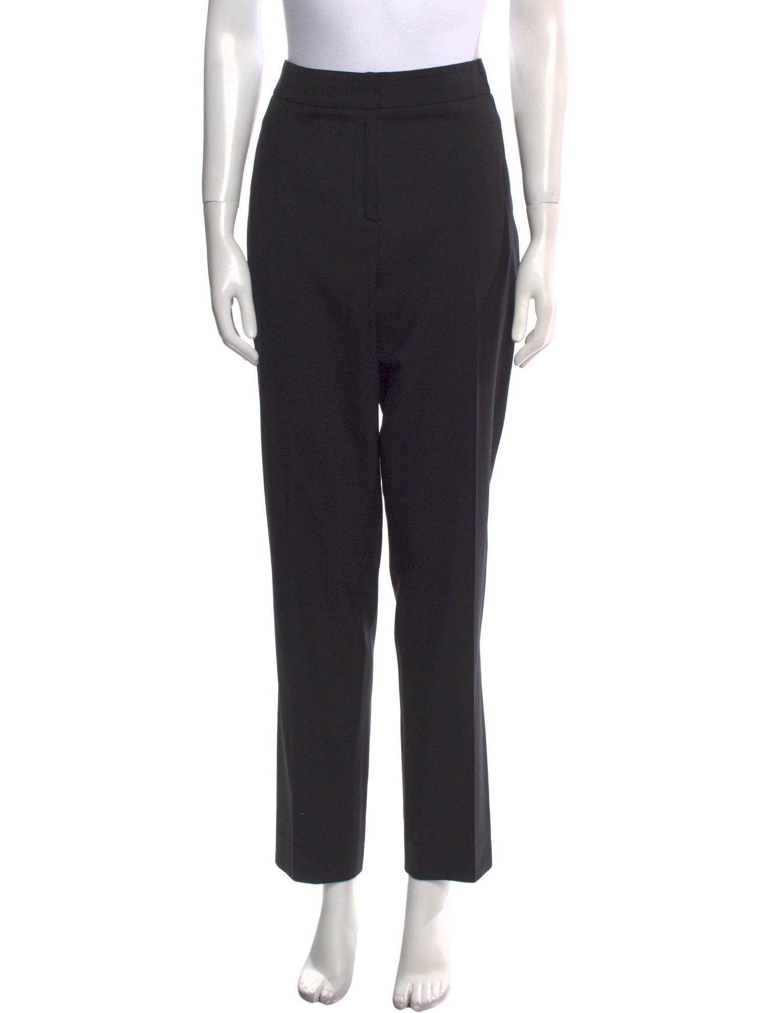 Oscar de la Renta Wool Straight Leg Pants