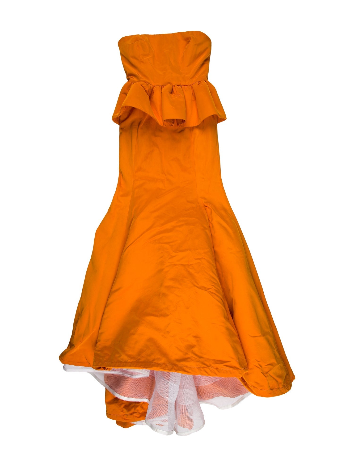 Oscar de la Renta Strapless Long Dress