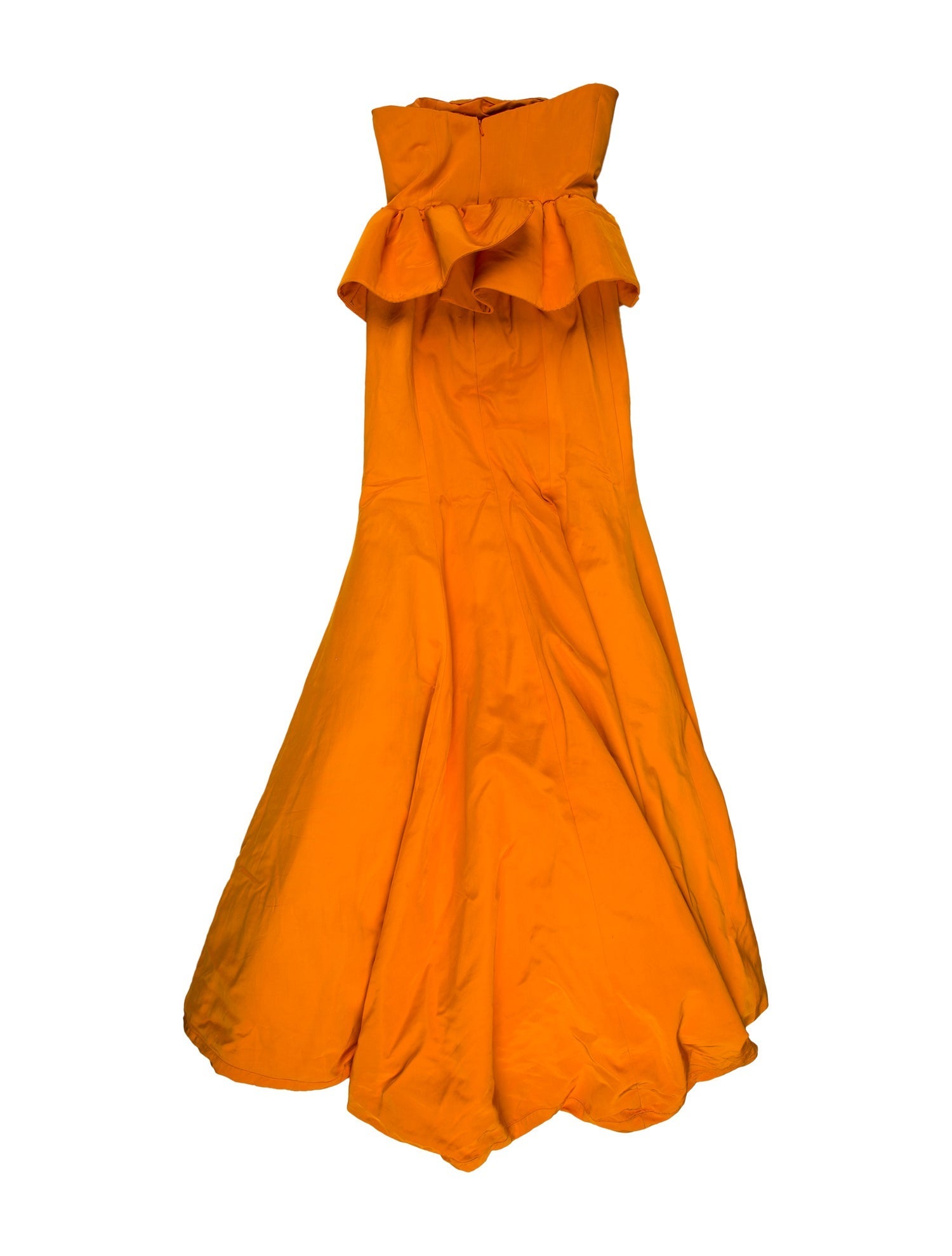 Oscar de la Renta Strapless Long Dress