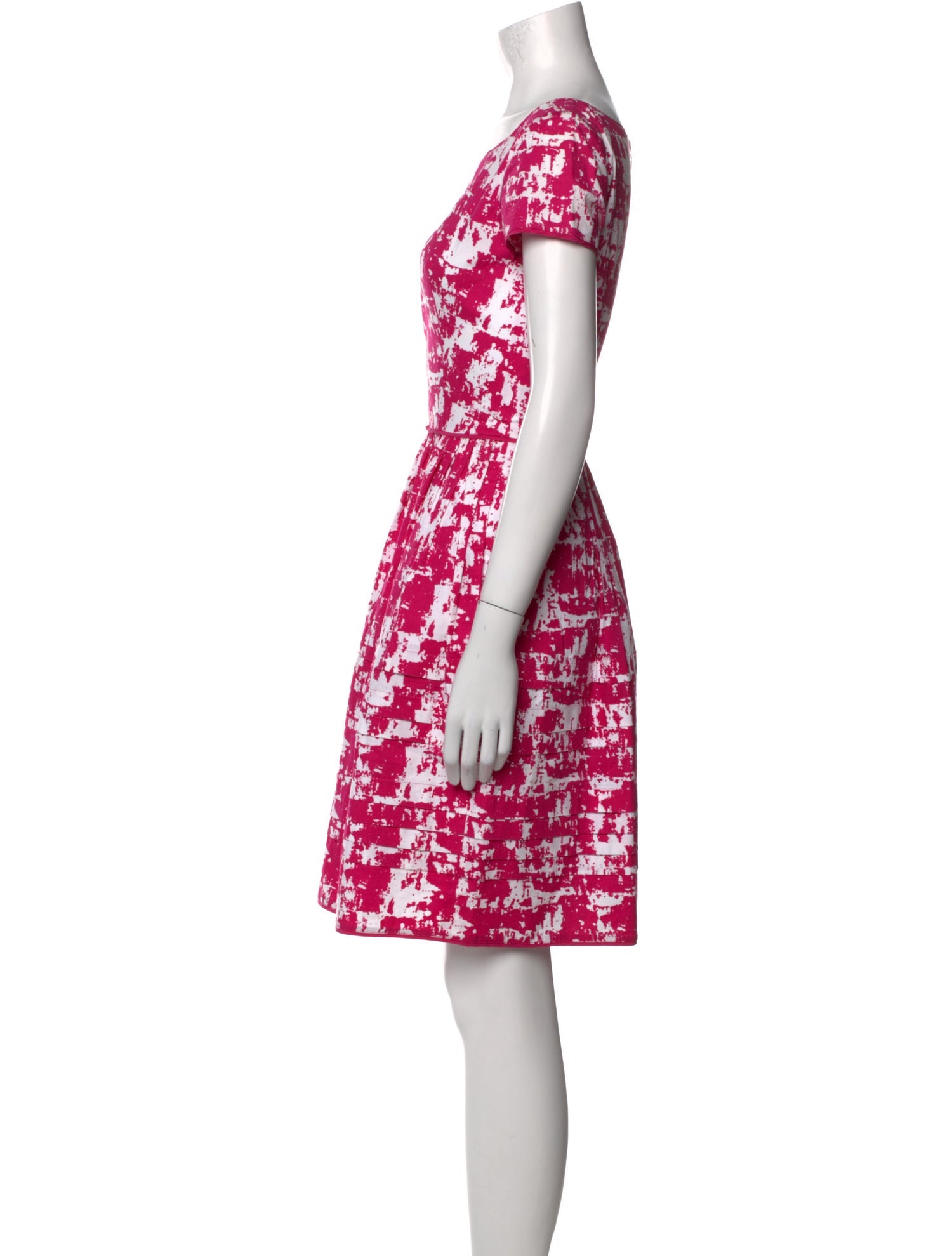 Oscar de la Renta Printed Mini Dress