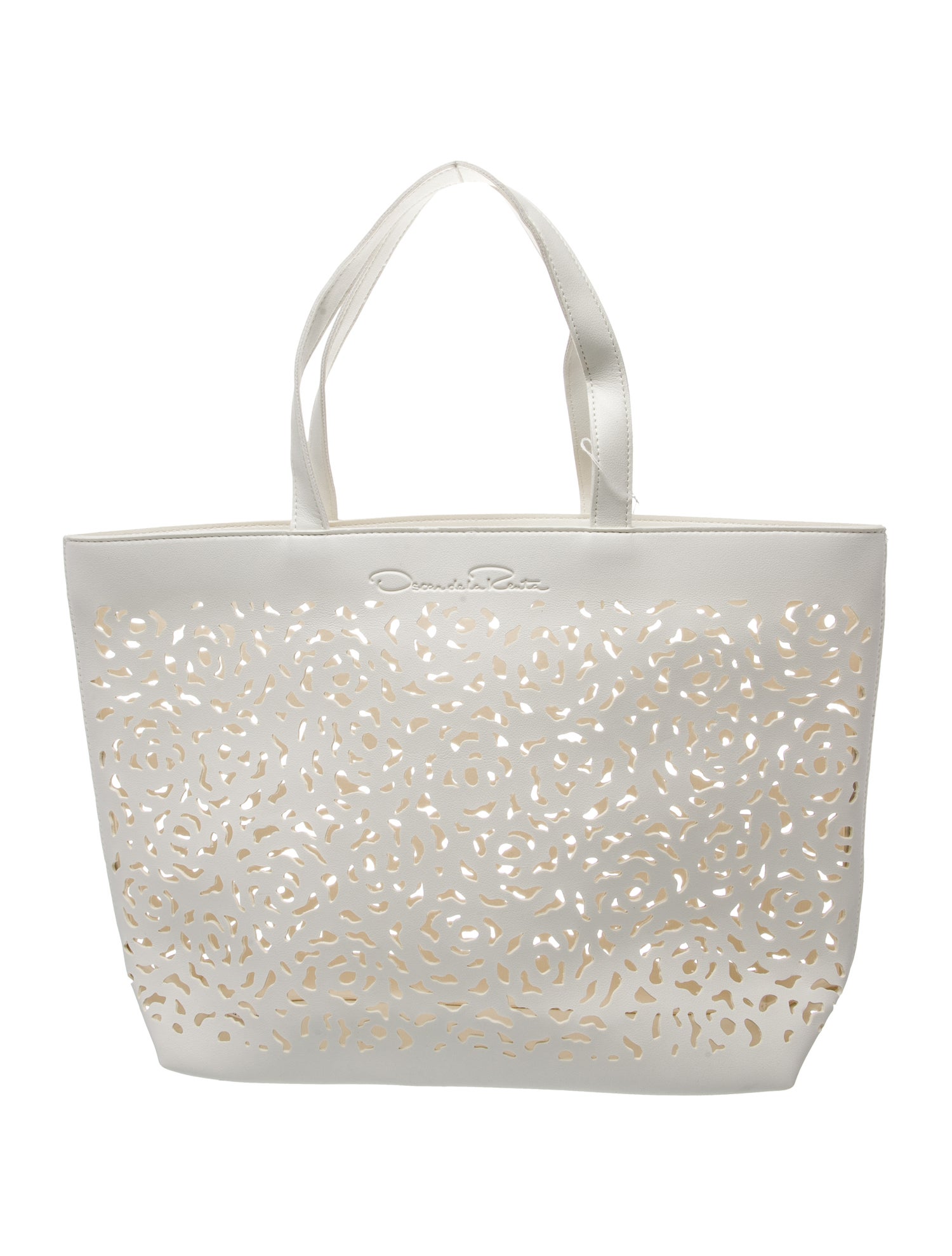 Oscar de la Renta Leather Evening Bag