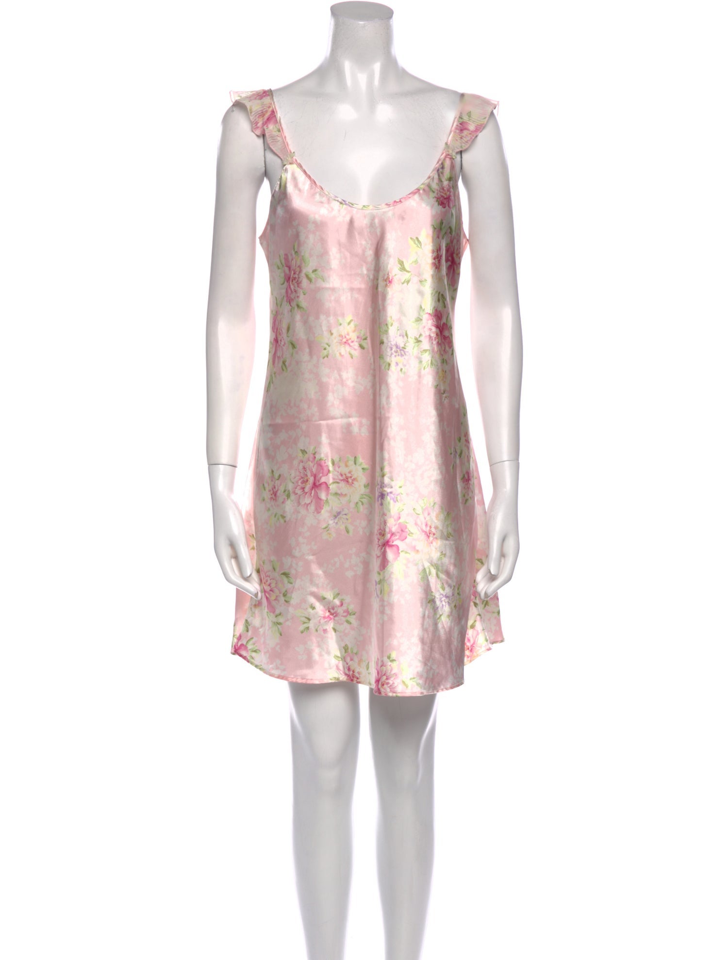 Oscar de la Renta Floral Print Mini Dress