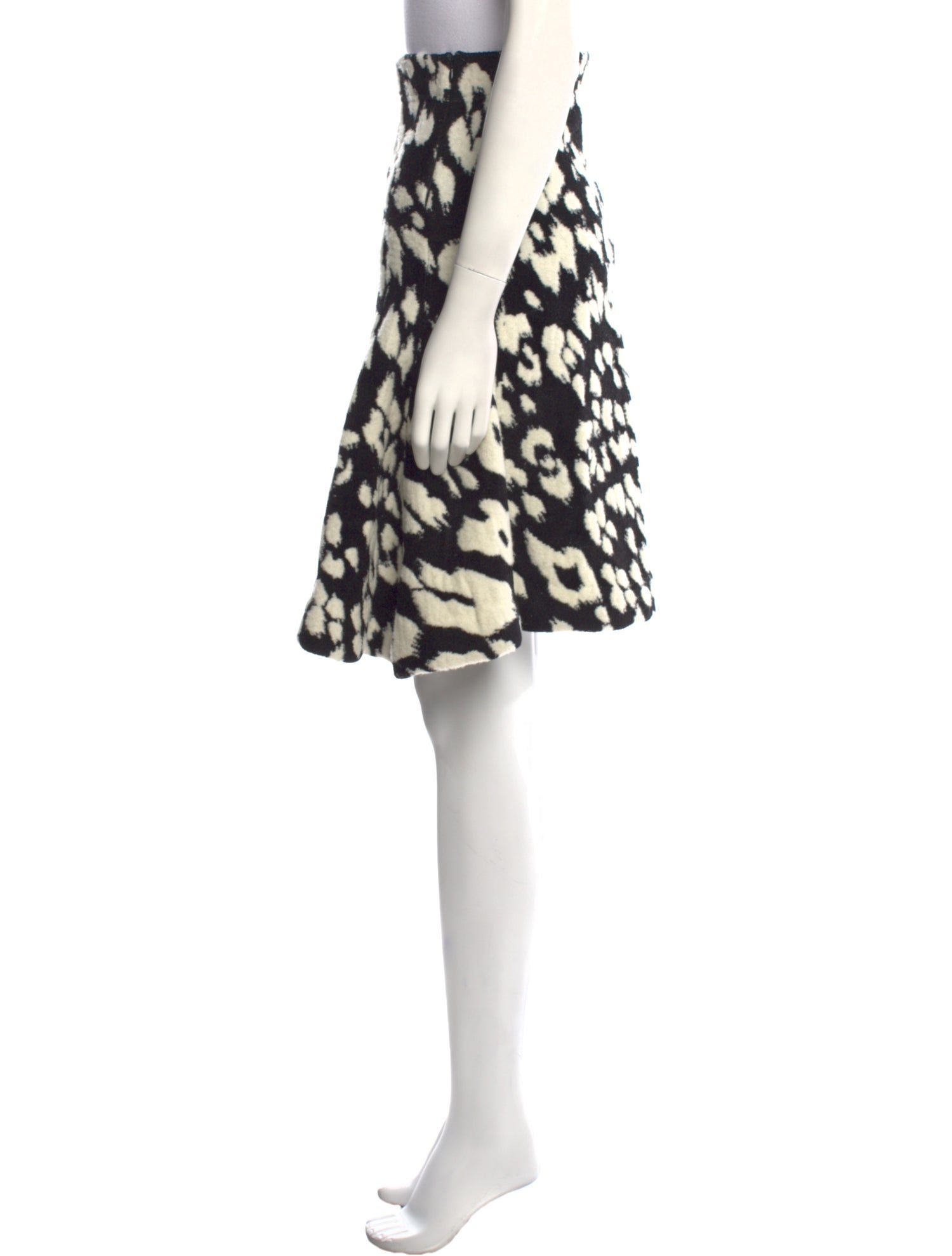 Oscar de la Renta Silk Knee-Length Skirt